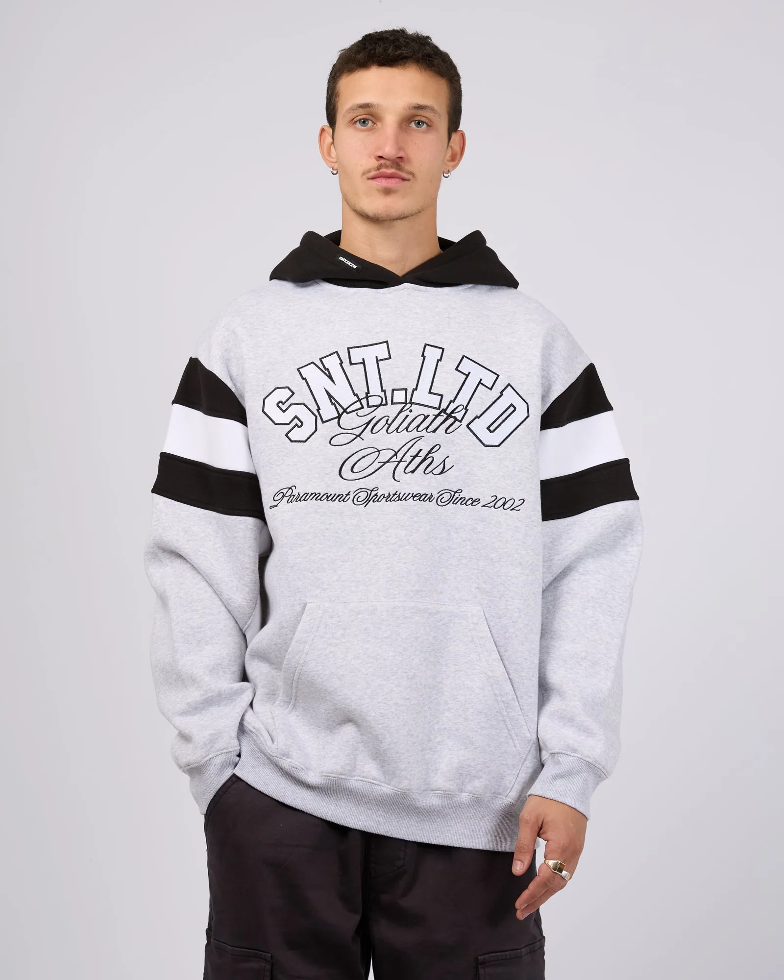 Bristol Hoodie Grey Marle sold by edge clothing