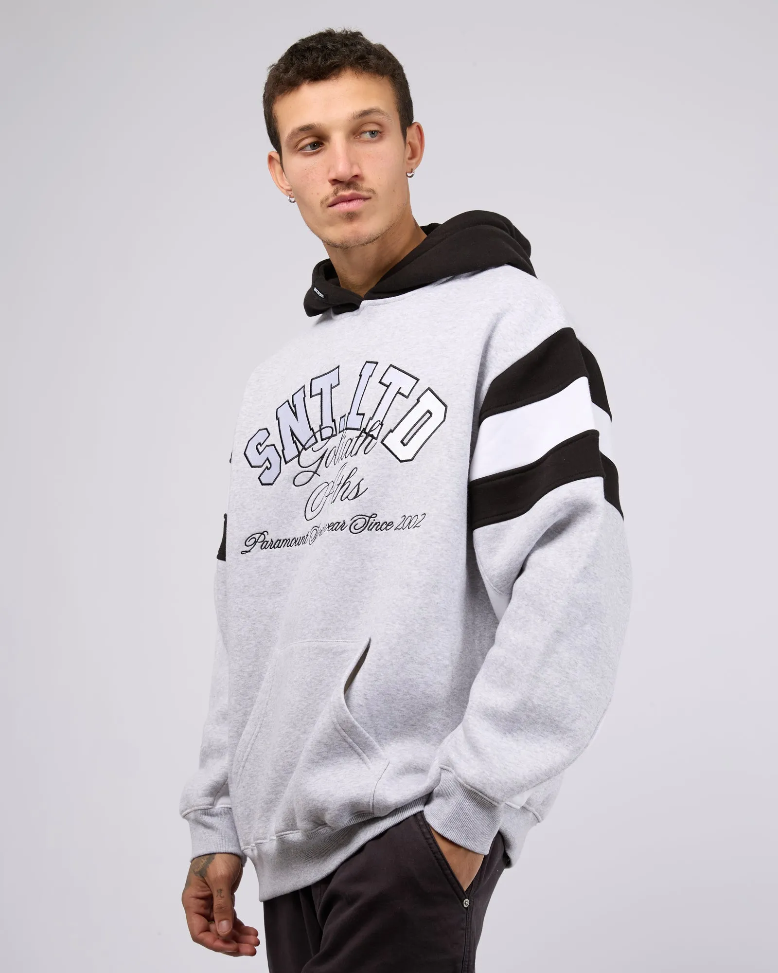 Bristol Hoodie Grey Marle sold by edge clothing product image thumbnail 4