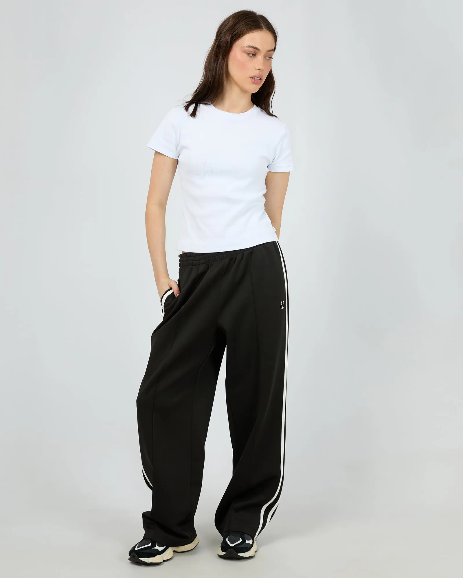 Daily Trackpant Black sold by edge clothing product image thumbnail 2
