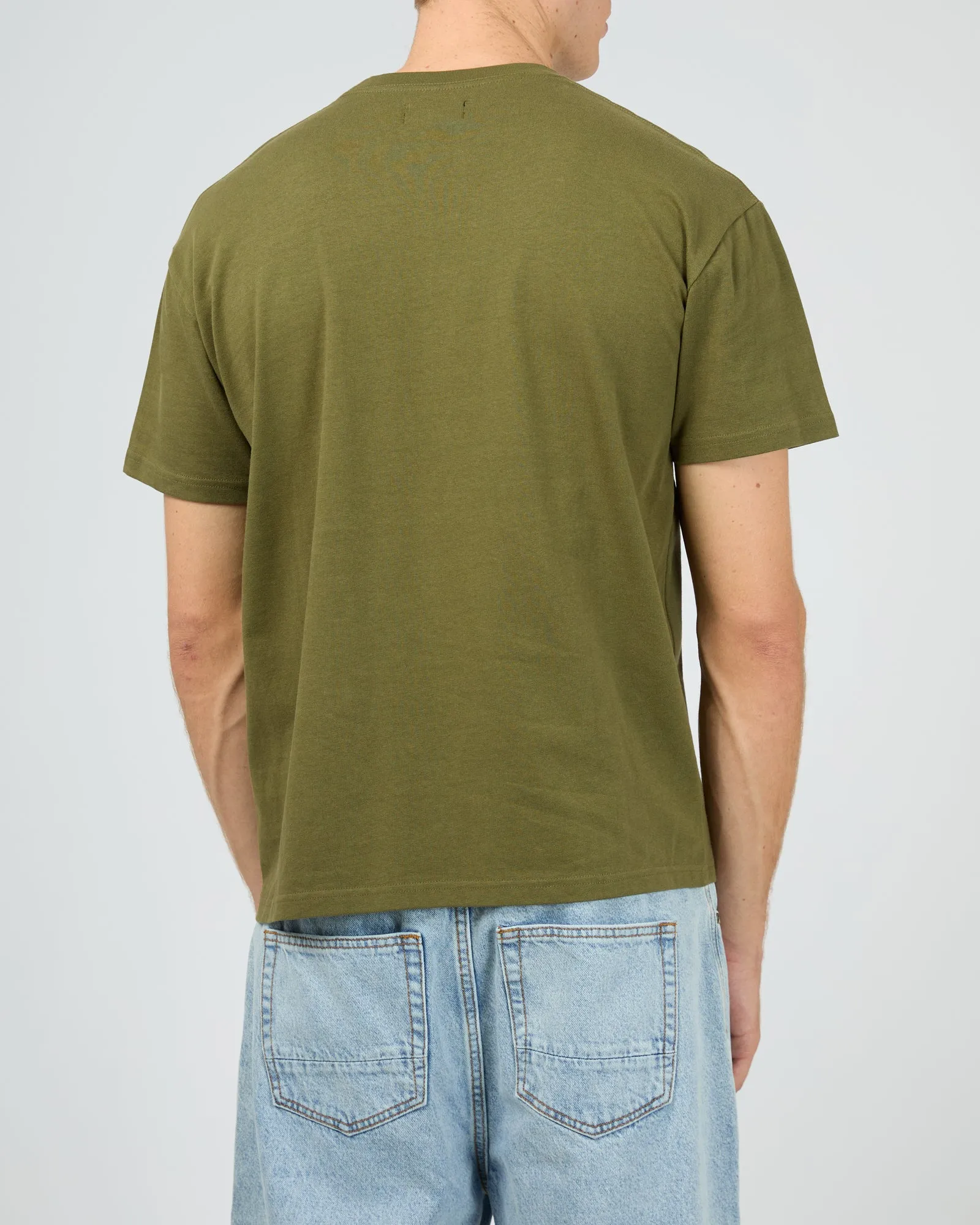 Butterfly Ss Tee Olive sold by edge clothing product image thumbnail 2