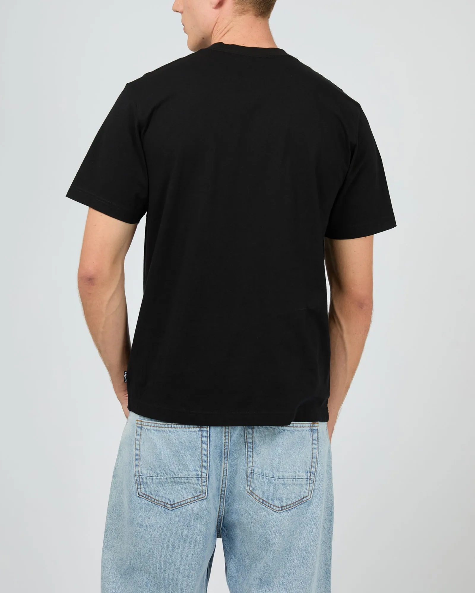 Vinyl Recycled Retro Fit Tee Black sold by edge clothing product image thumbnail 2