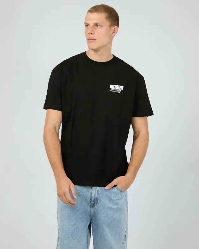 Grenade Box Fit Tee Black sold by edge clothing