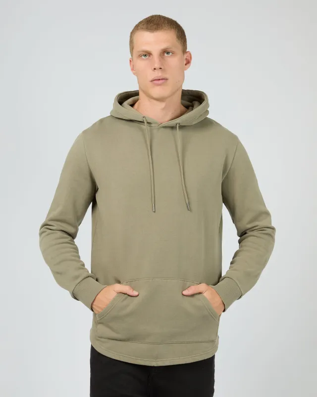 Scoop Hoodie Khaki sold by edge clothing