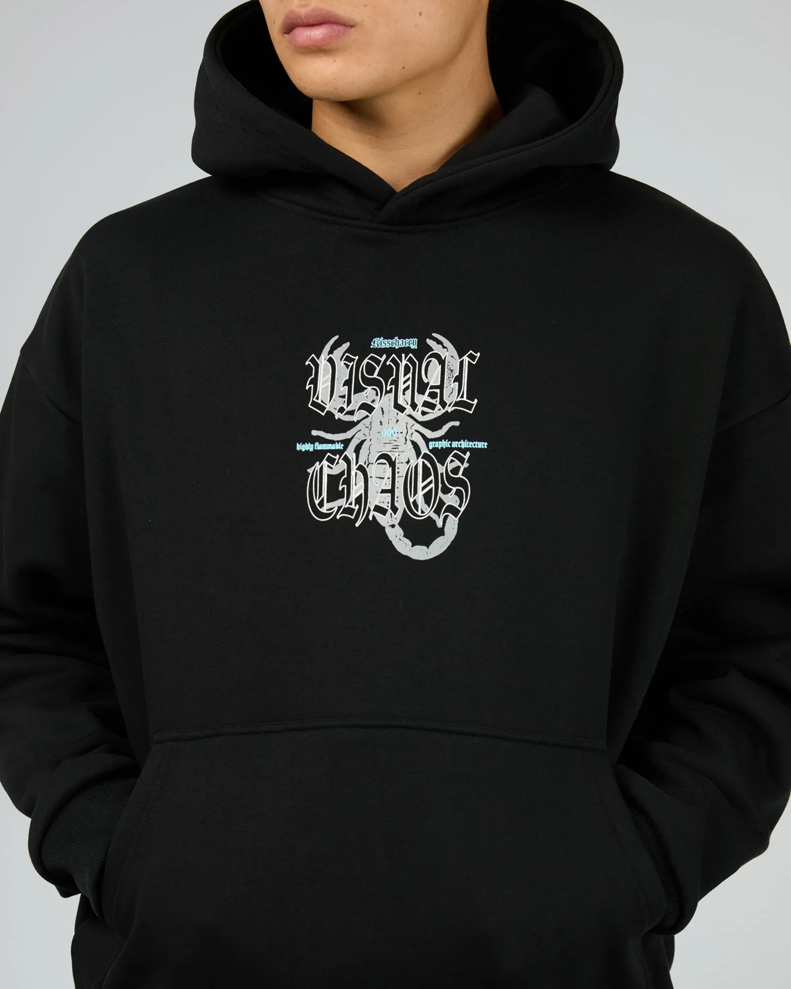Scorpio Oversized Hoodie Black sold by edge clothing product image thumbnail 5