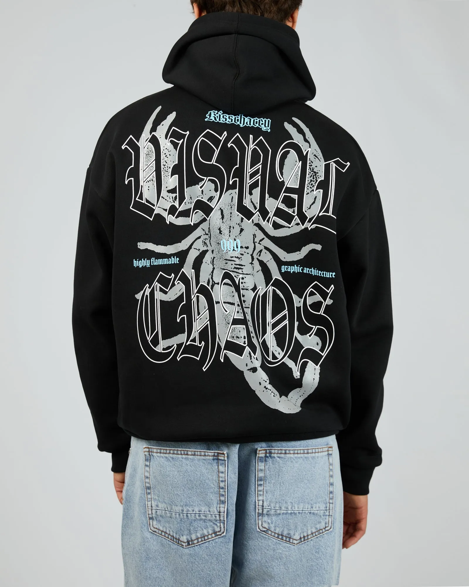 Scorpio Oversized Hoodie Black sold by edge clothing product image thumbnail 2