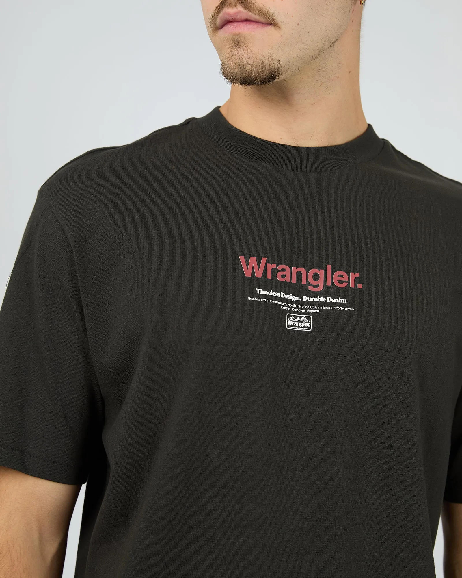 Discover Slacker Tee Worn Black sold by edge clothing product image thumbnail 5