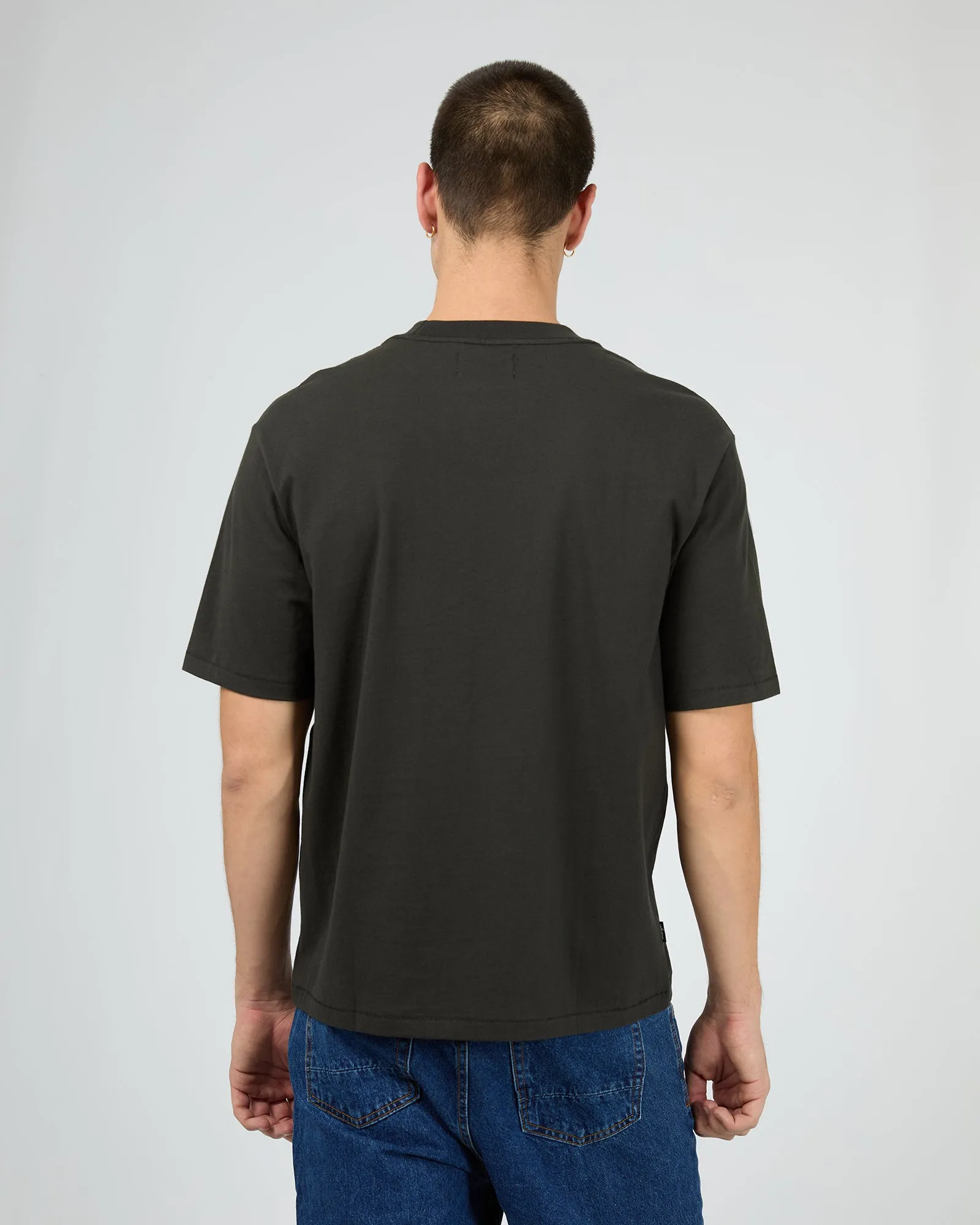 Discover Slacker Tee Worn Black sold by edge clothing product image thumbnail 3