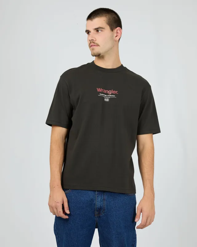 Discover Slacker Tee Worn Black sold by edge clothing