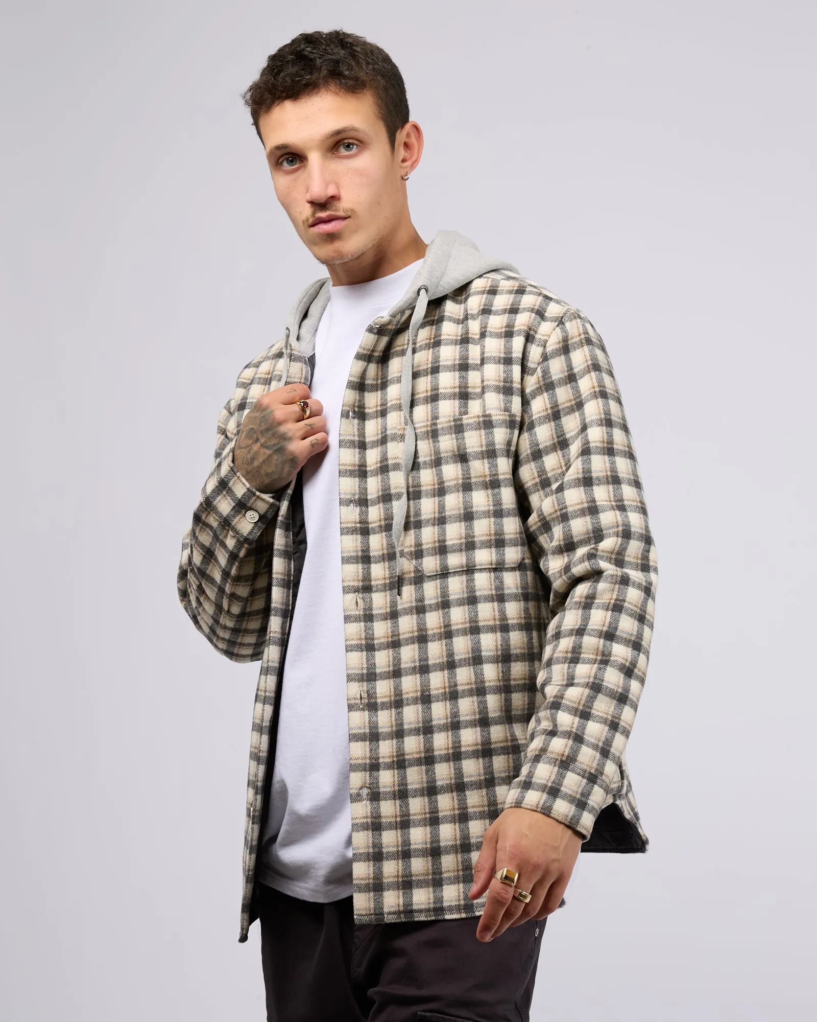Rigger Hooded Shirt Multicoloured sold by edge clothing product image thumbnail 4