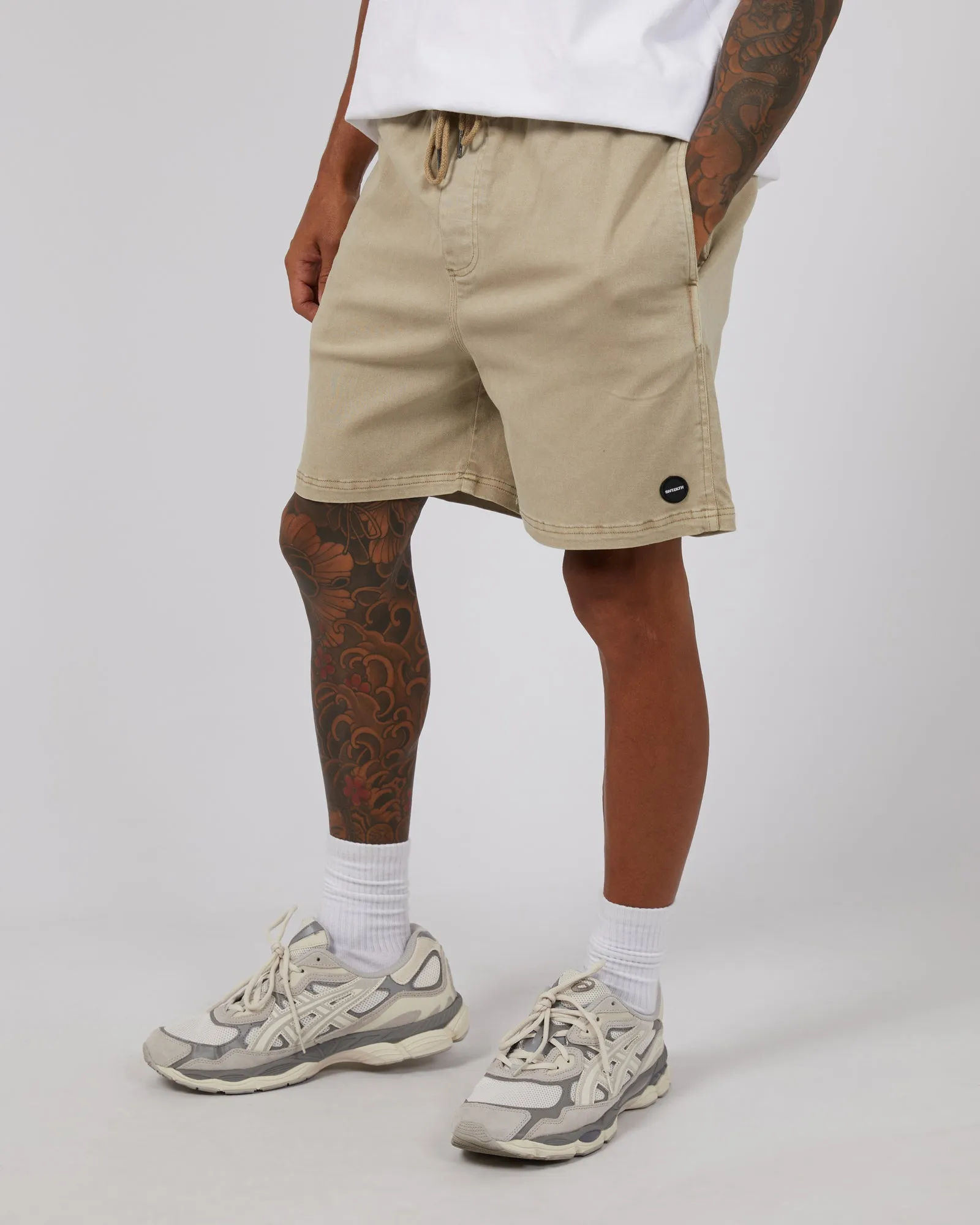 17" Twill Jogger Sand sold by edge clothing