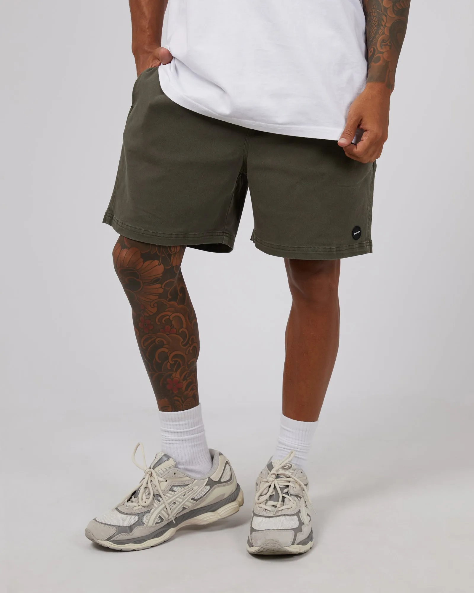 17" Twill Jogger Khaki sold by edge clothing product image thumbnail 4