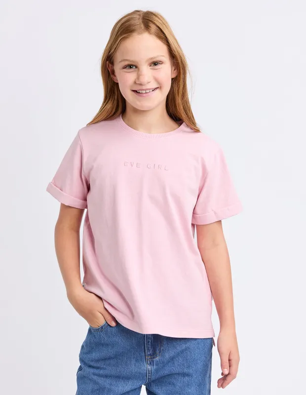 Teen Eve Girl Washed Tee Candy made by edge clothing