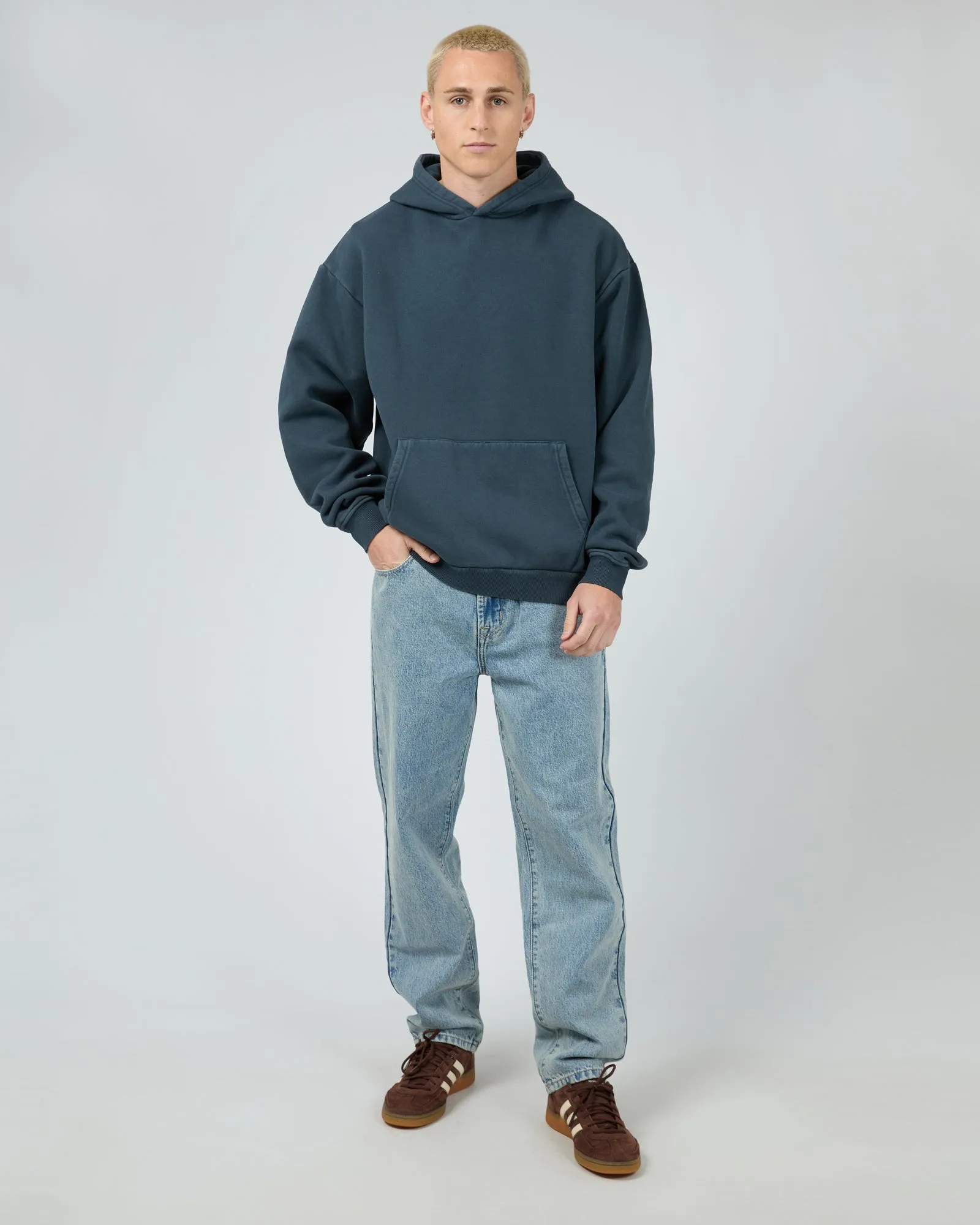 Box Hoodie Navy sold by edge clothing product image thumbnail 2