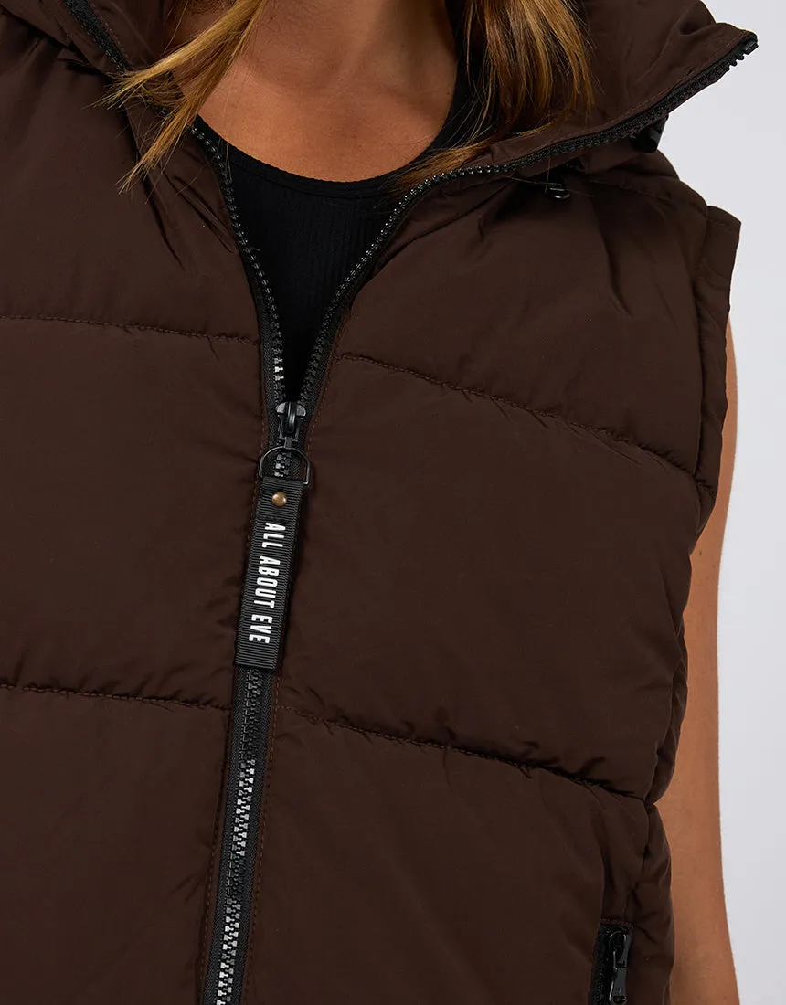 Remi Luxe Puffer Vest Brown sold by edge clothing product image thumbnail 5