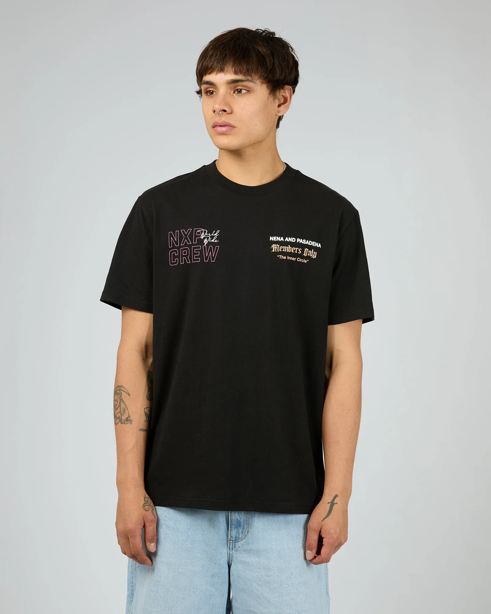 Alpha Classic Tee Black sold by edge clothing