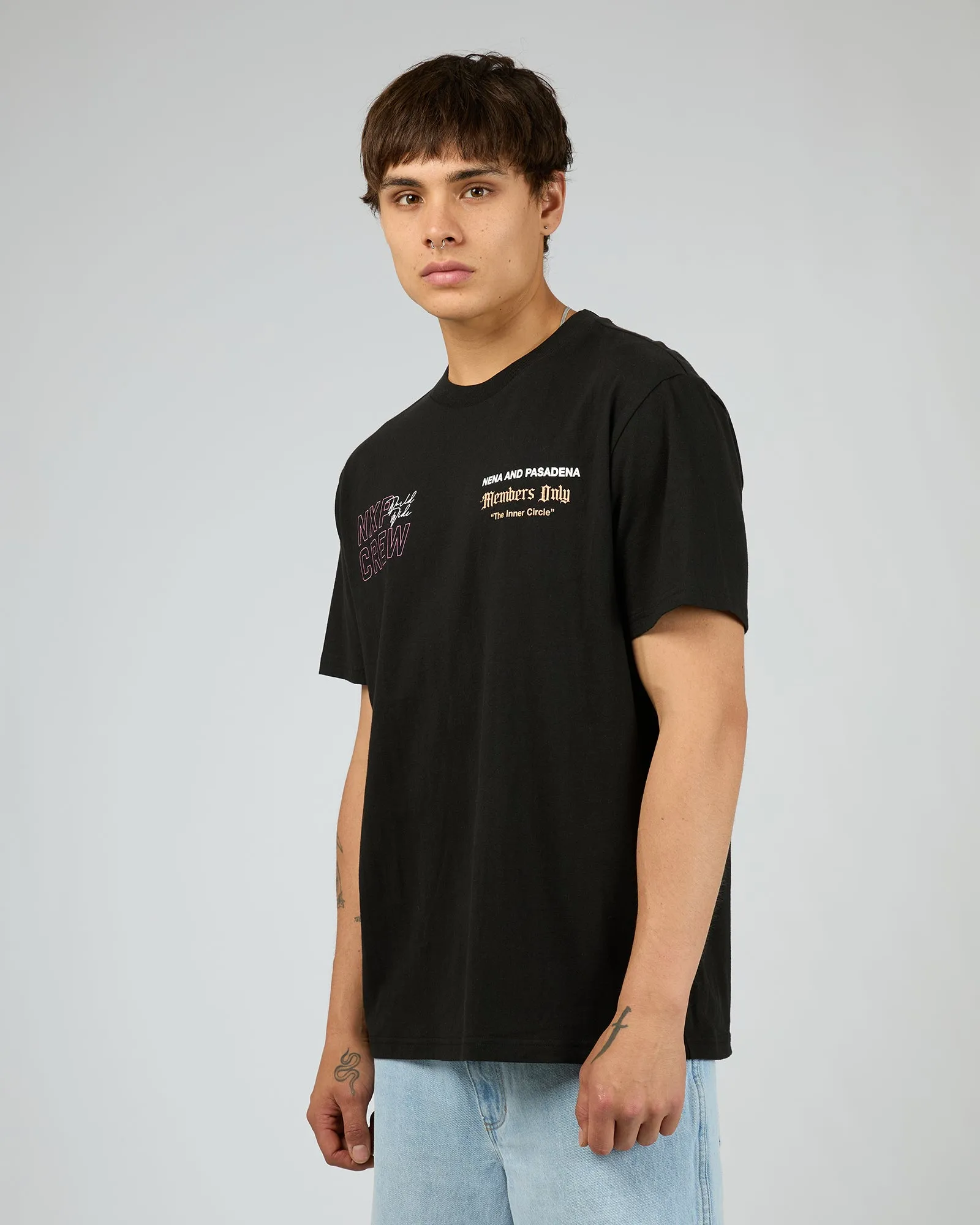 Alpha Classic Tee Black sold by edge clothing product image thumbnail 4