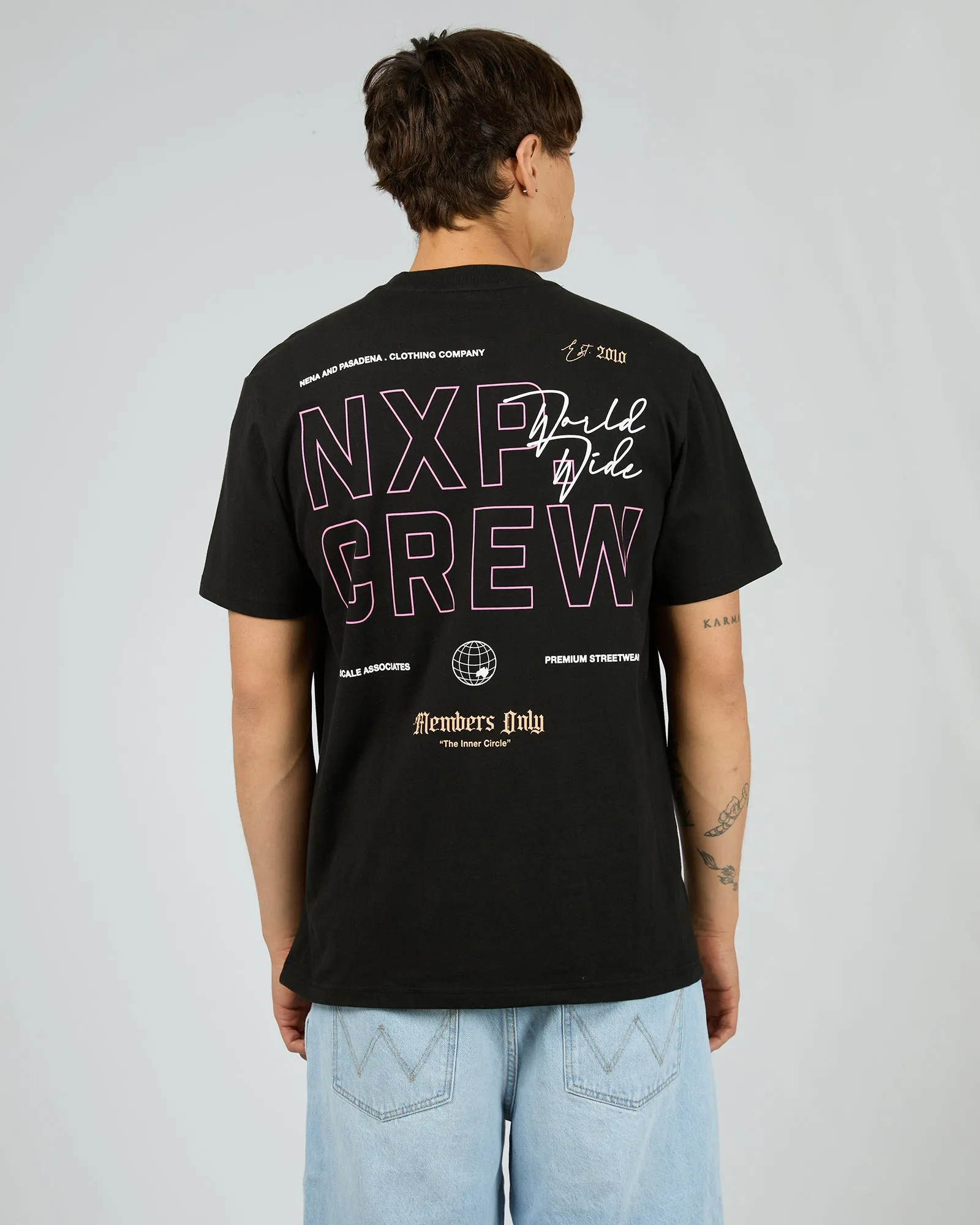 Alpha Classic Tee Black sold by edge clothing product image thumbnail 2