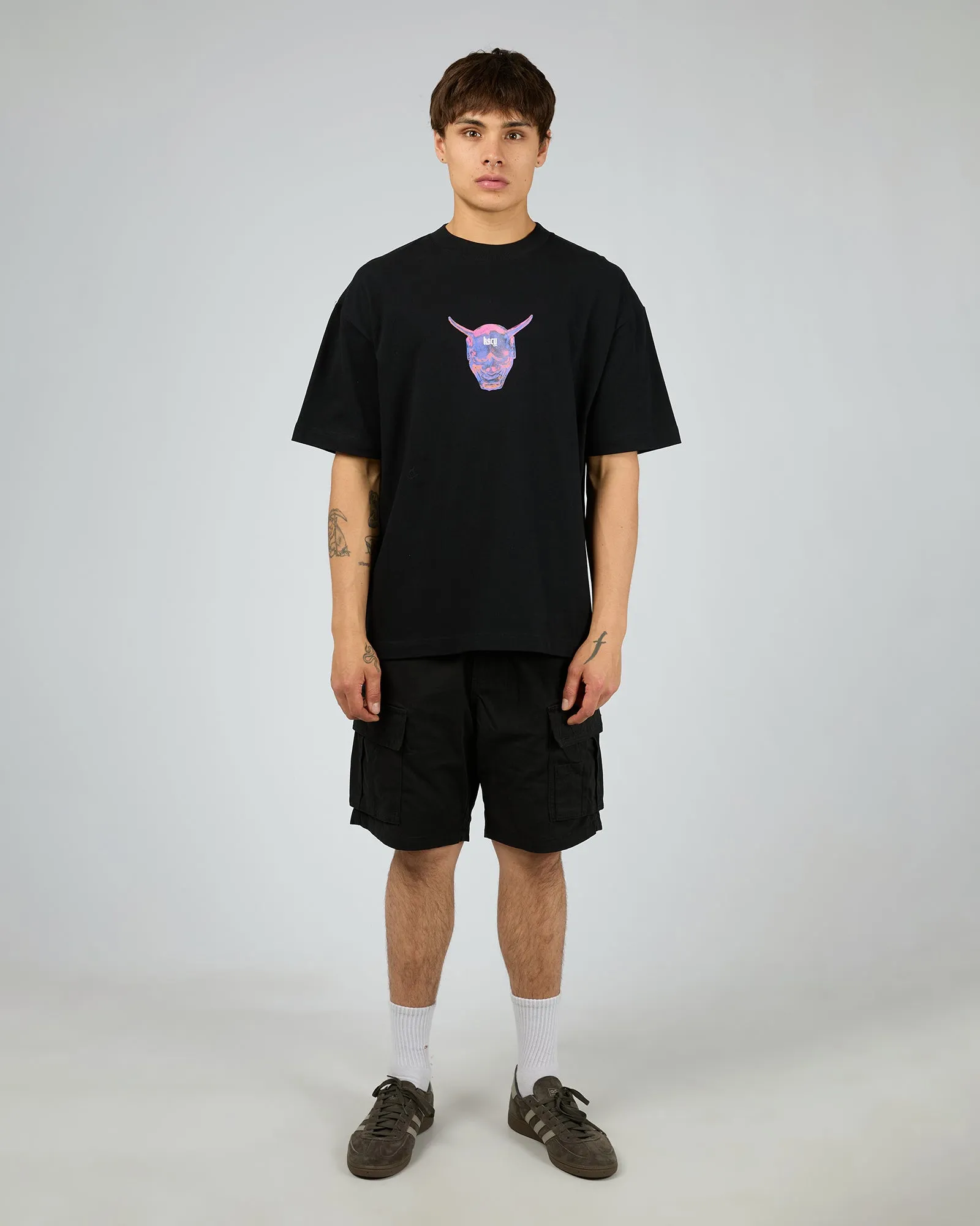 Mask Street Tee Black sold by edge clothing product image thumbnail 3