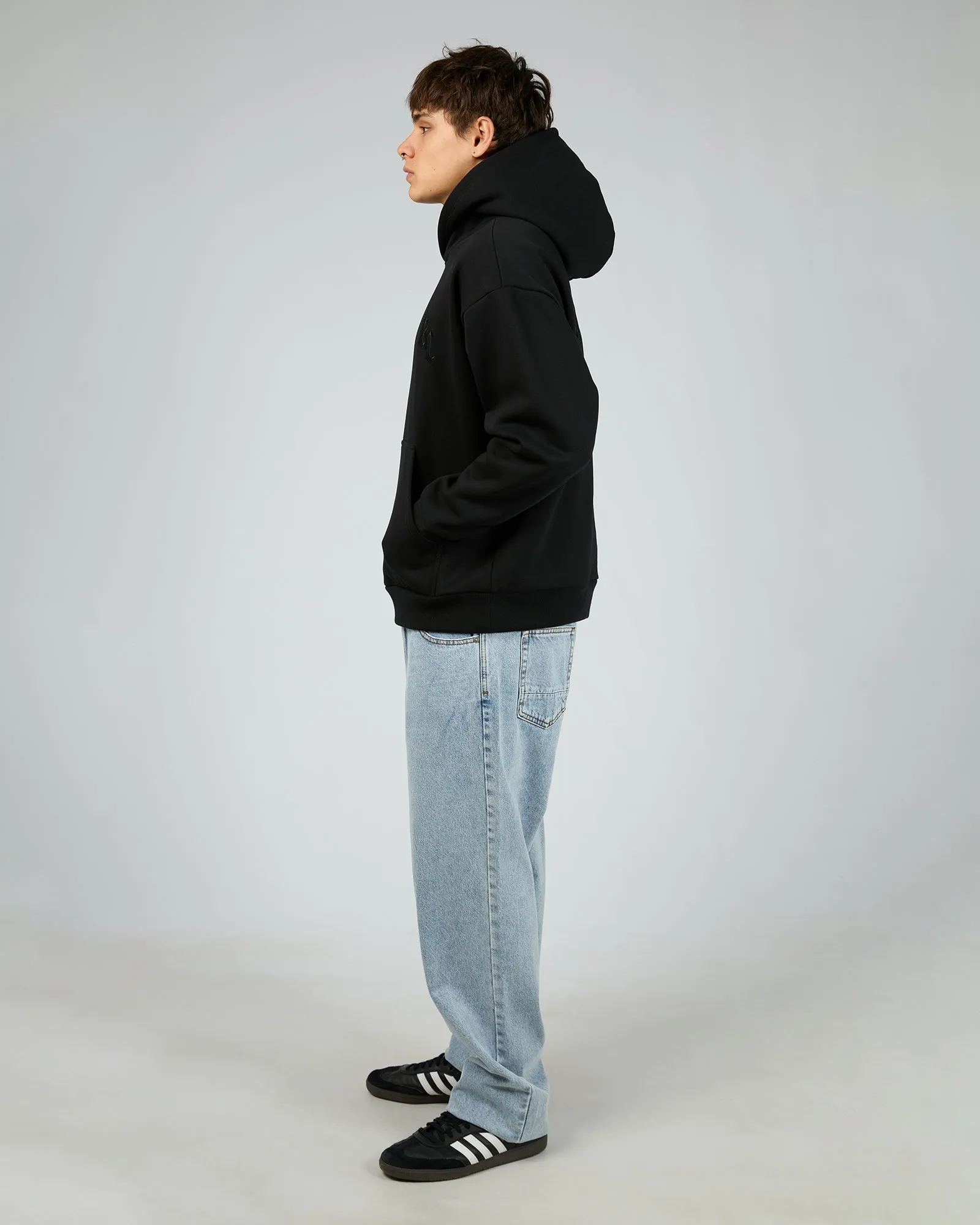 Chained Relaxed Hoodie Black sold by edge clothing product image thumbnail 5