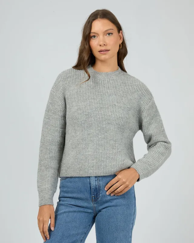 Jordana Knit Grey sold by edge clothing