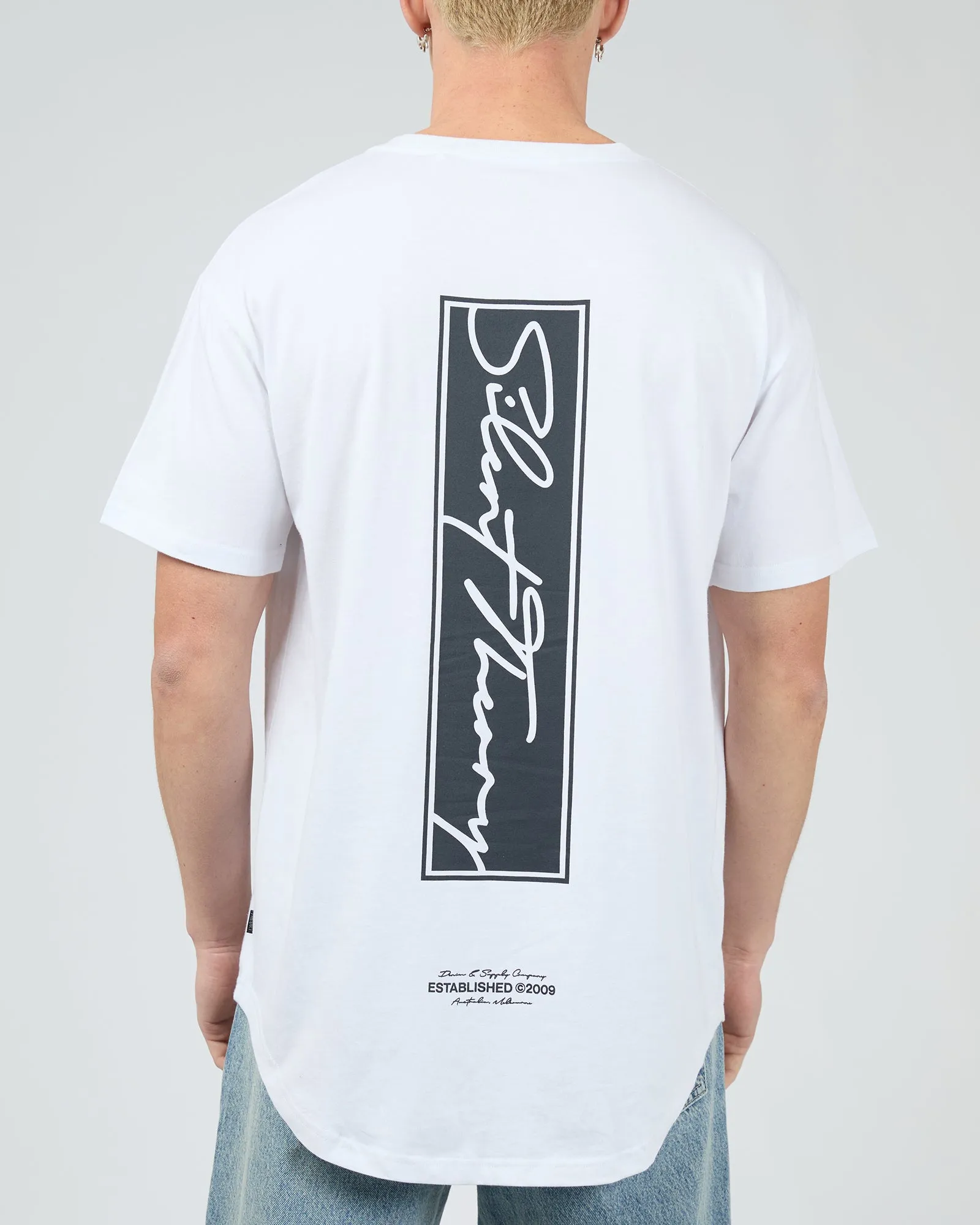 Invest Scoop Tee White sold by edge clothing product image thumbnail 2