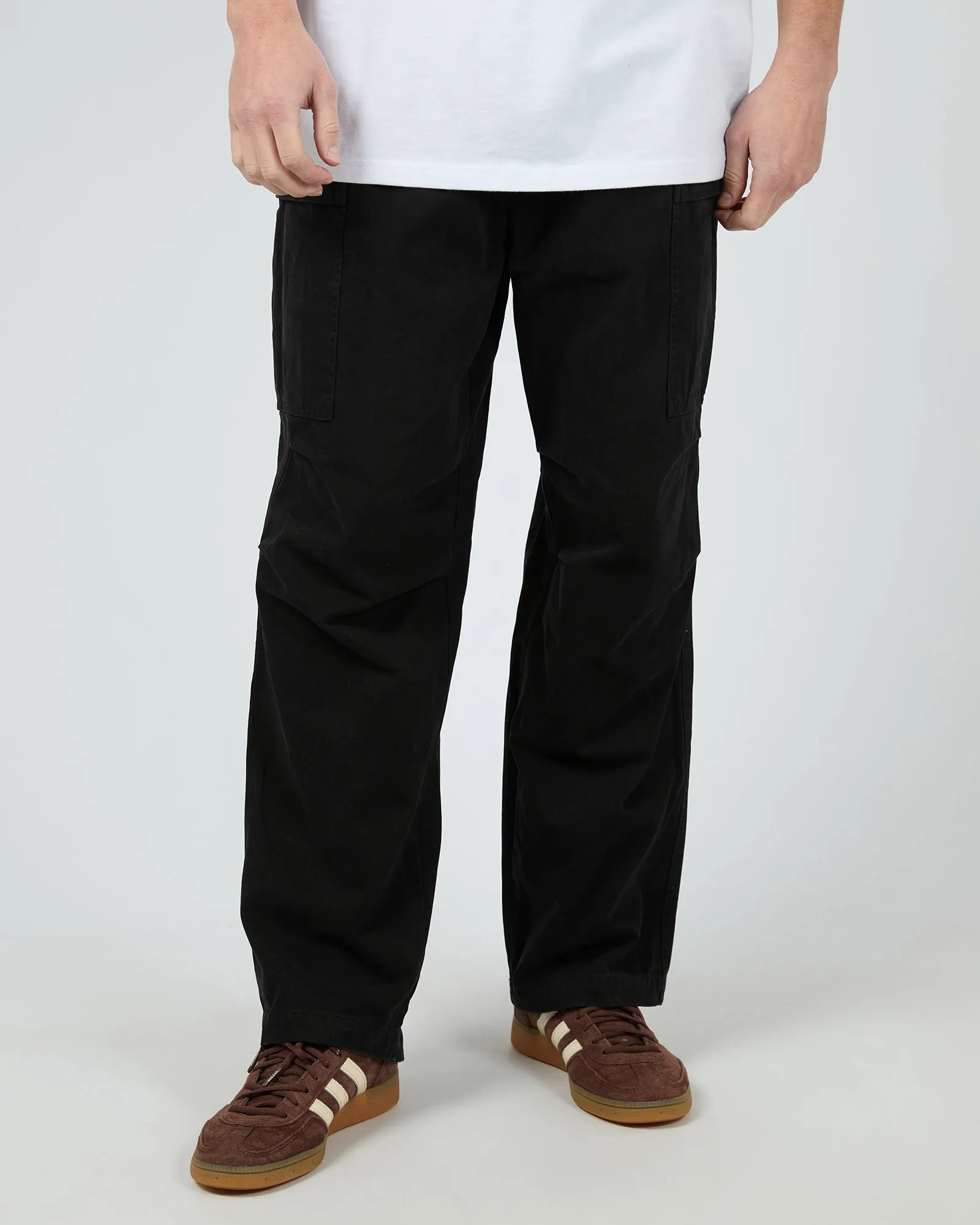 Cargo Pant Washed Black sold by edge clothing