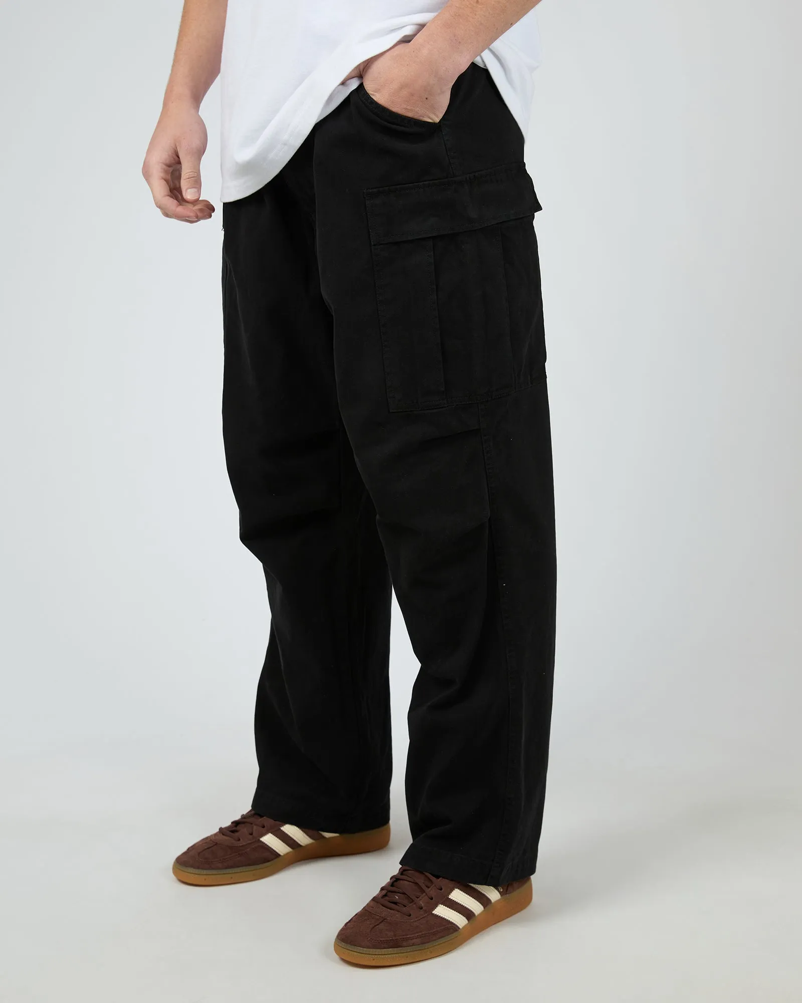 Cargo Pant Washed Black sold by edge clothing product image thumbnail 4