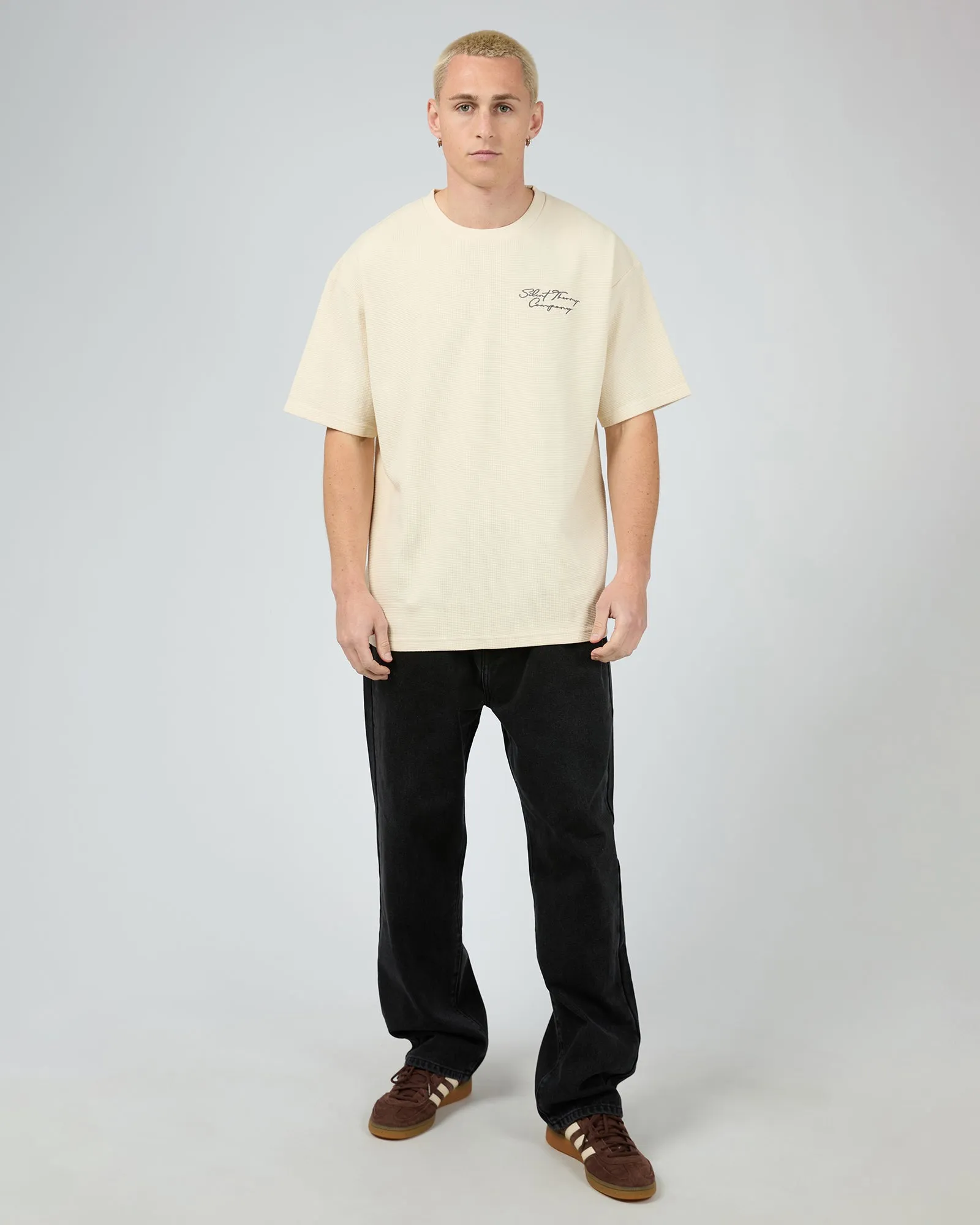 Critical Script Tee Natural sold by edge clothing product image thumbnail 2