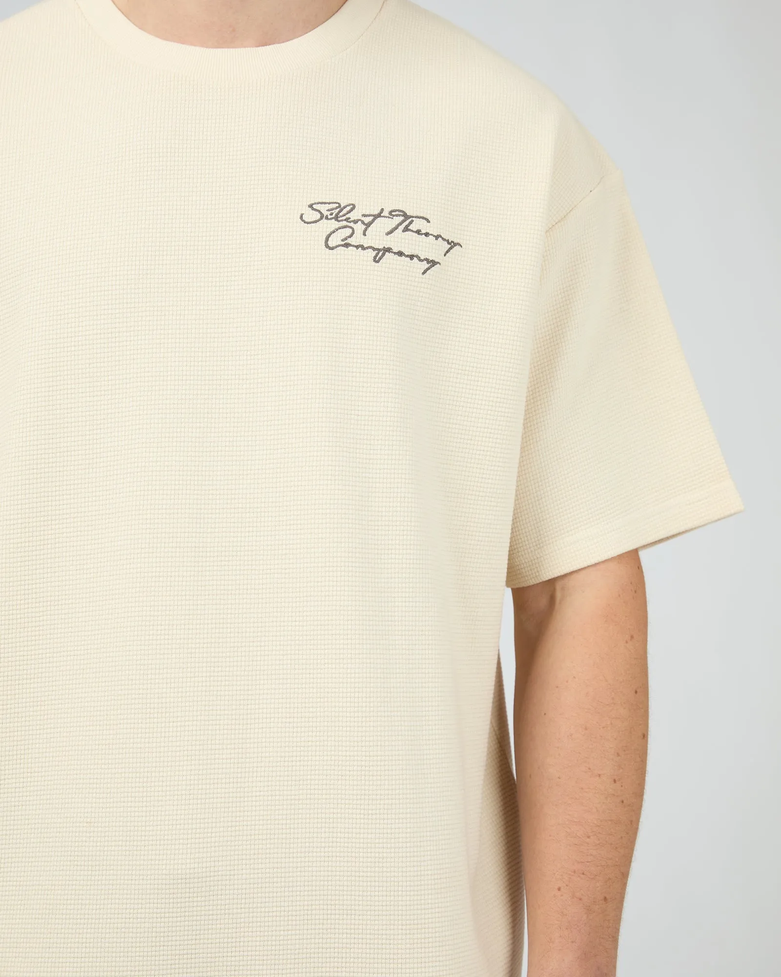Critical Script Tee Natural sold by edge clothing product image thumbnail 5