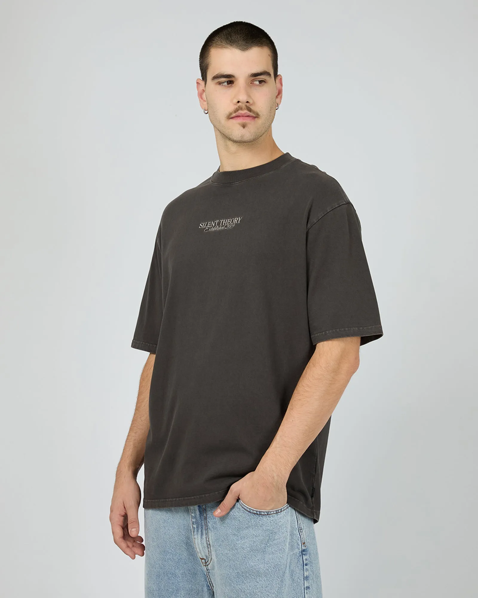 Embro Tee Charcoal sold by edge clothing product image thumbnail 4