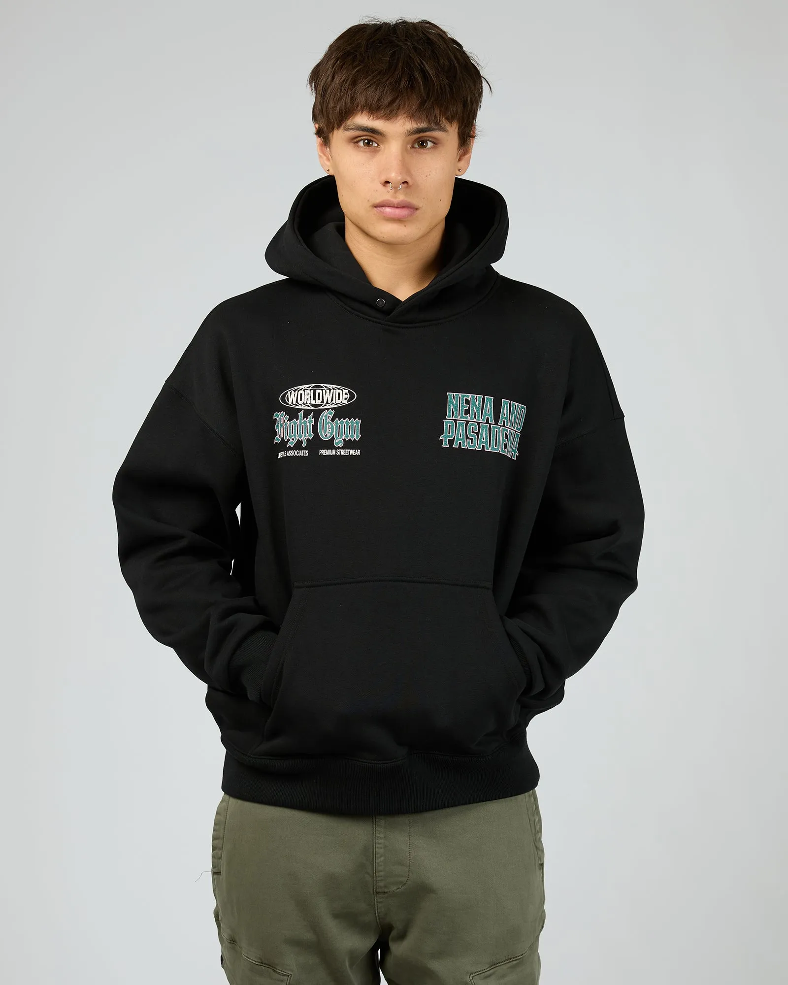 Battle Box Fit Hoodie Black sold by edge clothing