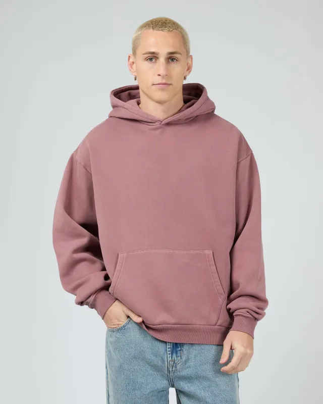 Box Hoodie Plum sold by edge clothing