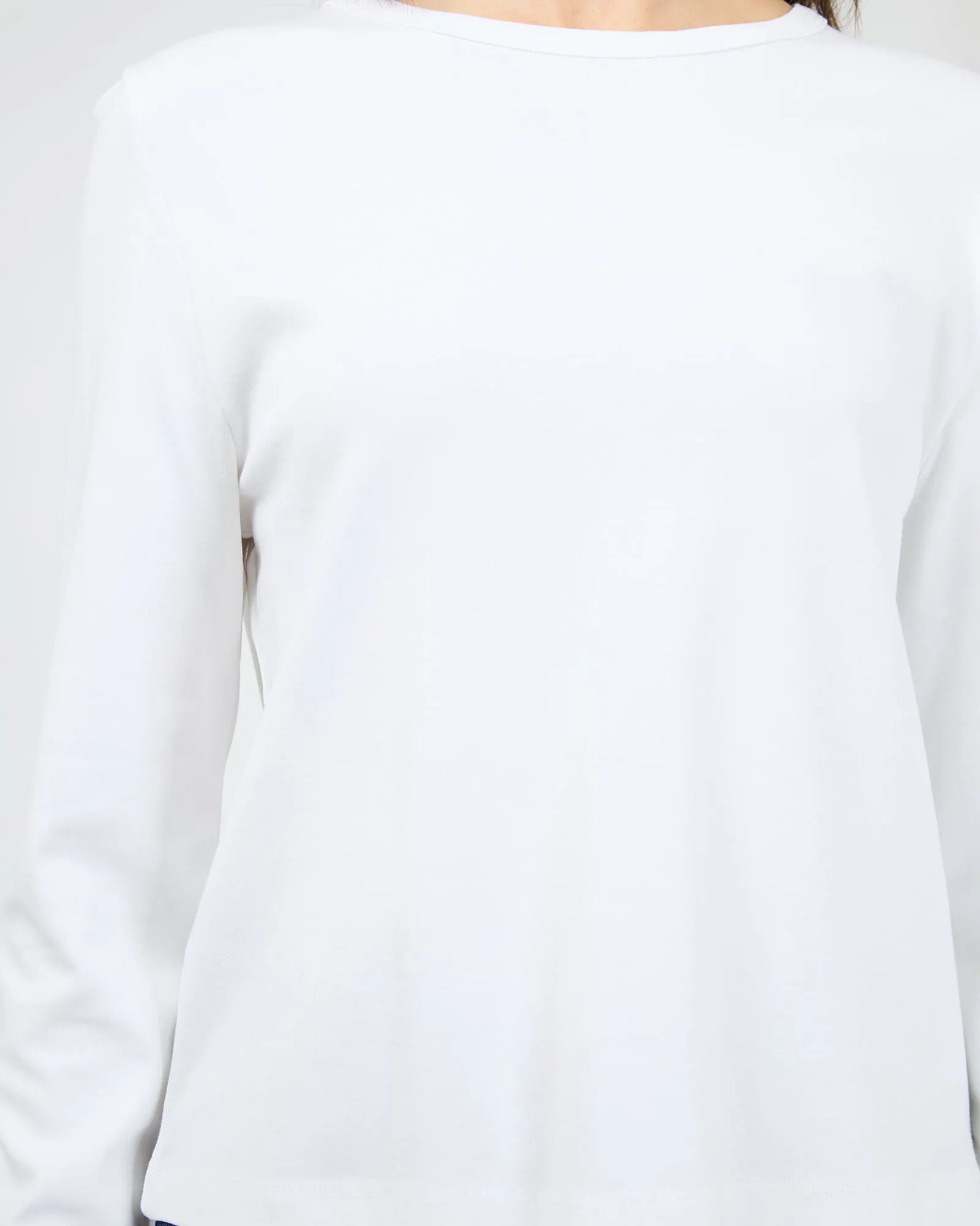 Regular Long Sleeve Tee White sold by edge clothing product image thumbnail 5