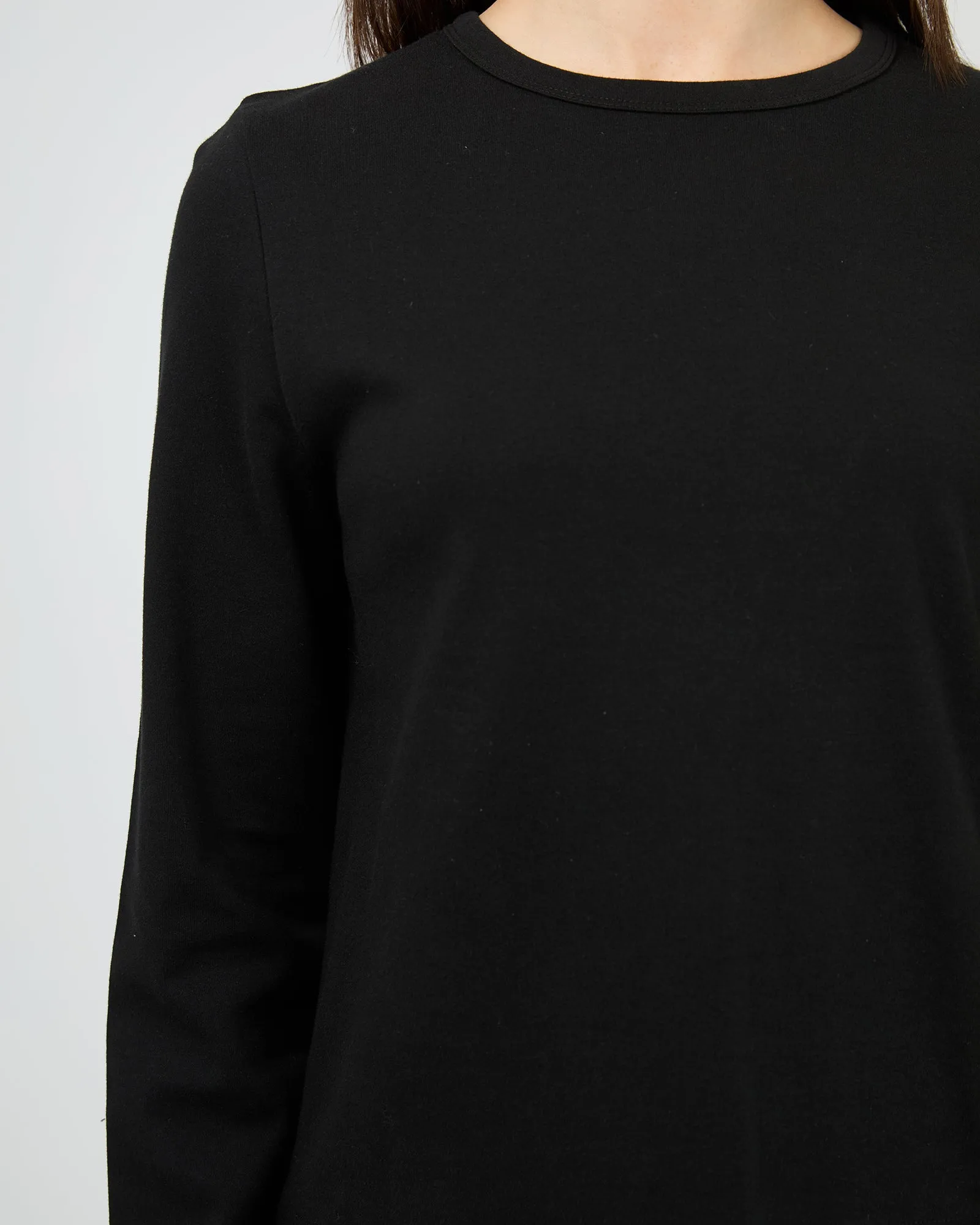 Regular Long Sleeve Tee Black sold by edge clothing product image thumbnail 5