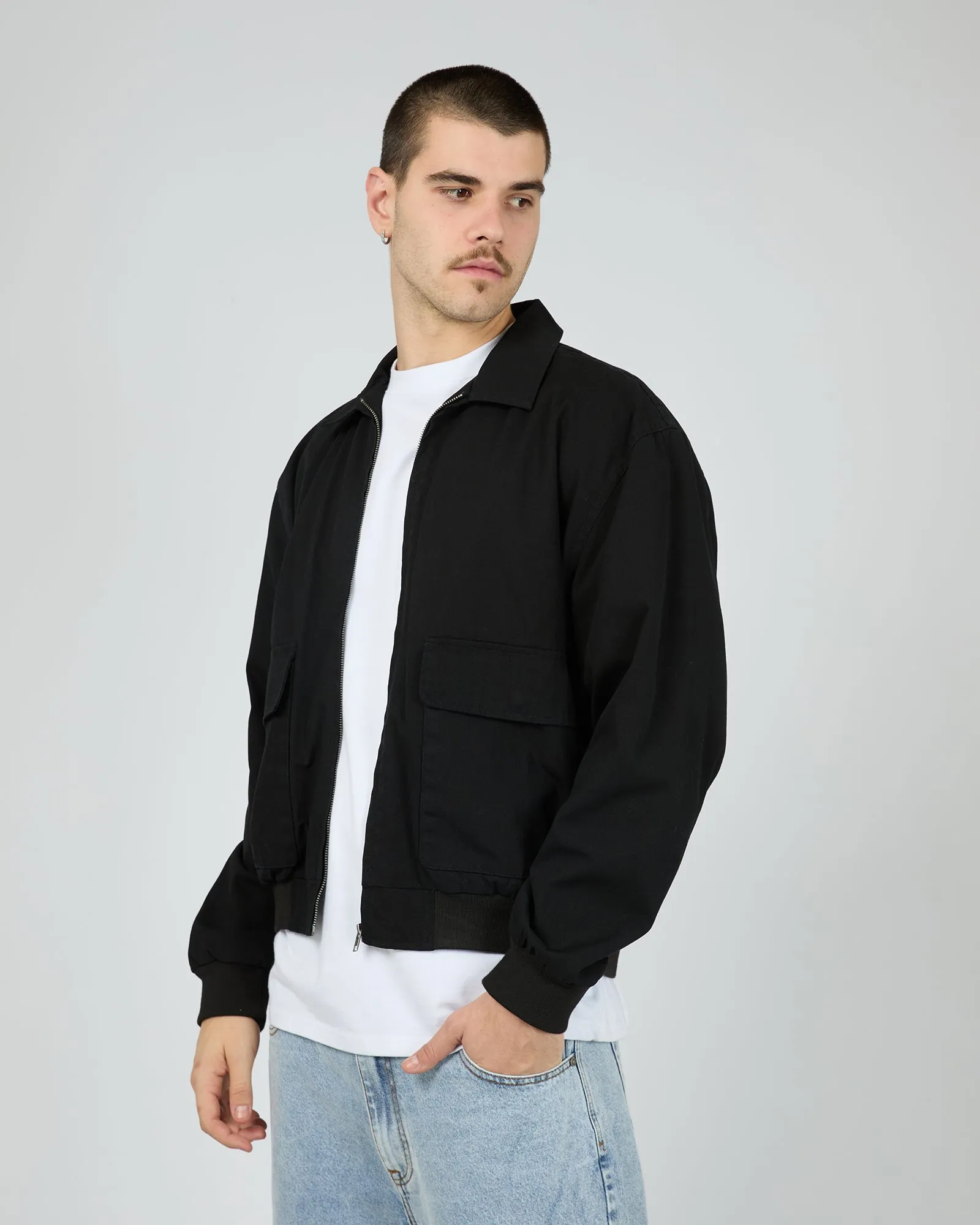 Ranger Jacket Washed Black sold by edge clothing product image thumbnail 4