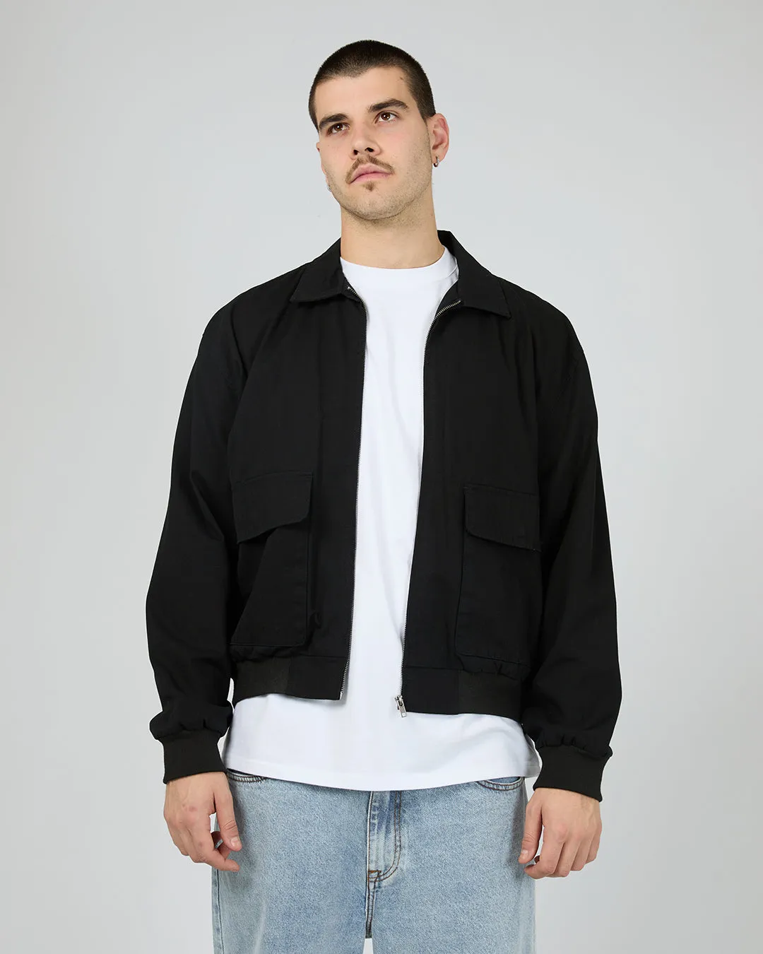 Ranger Jacket Washed Black sold by edge clothing