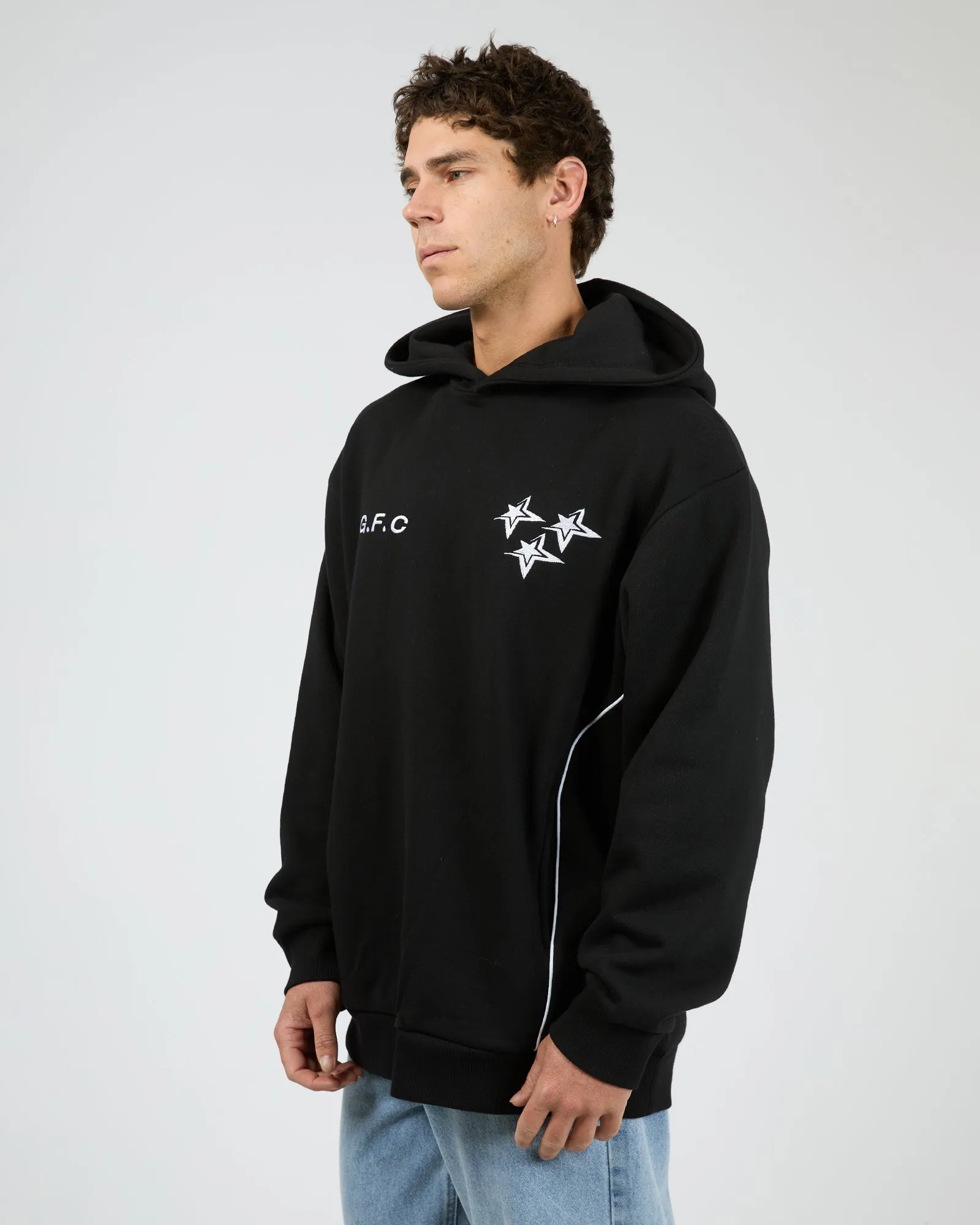 Club Hoodie Black sold by edge clothing product image thumbnail 4