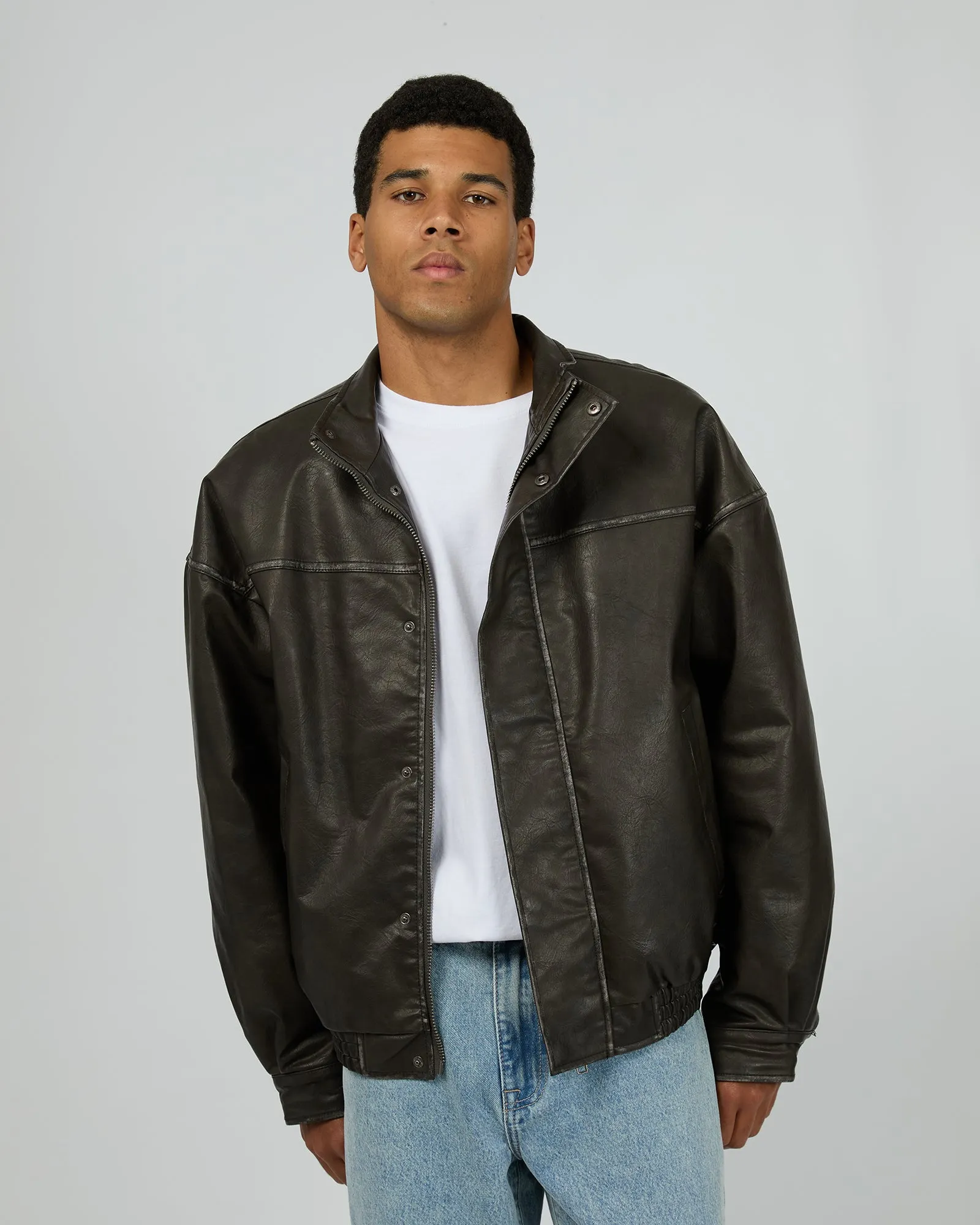 Harley Pu Jacket Black sold by edge clothing