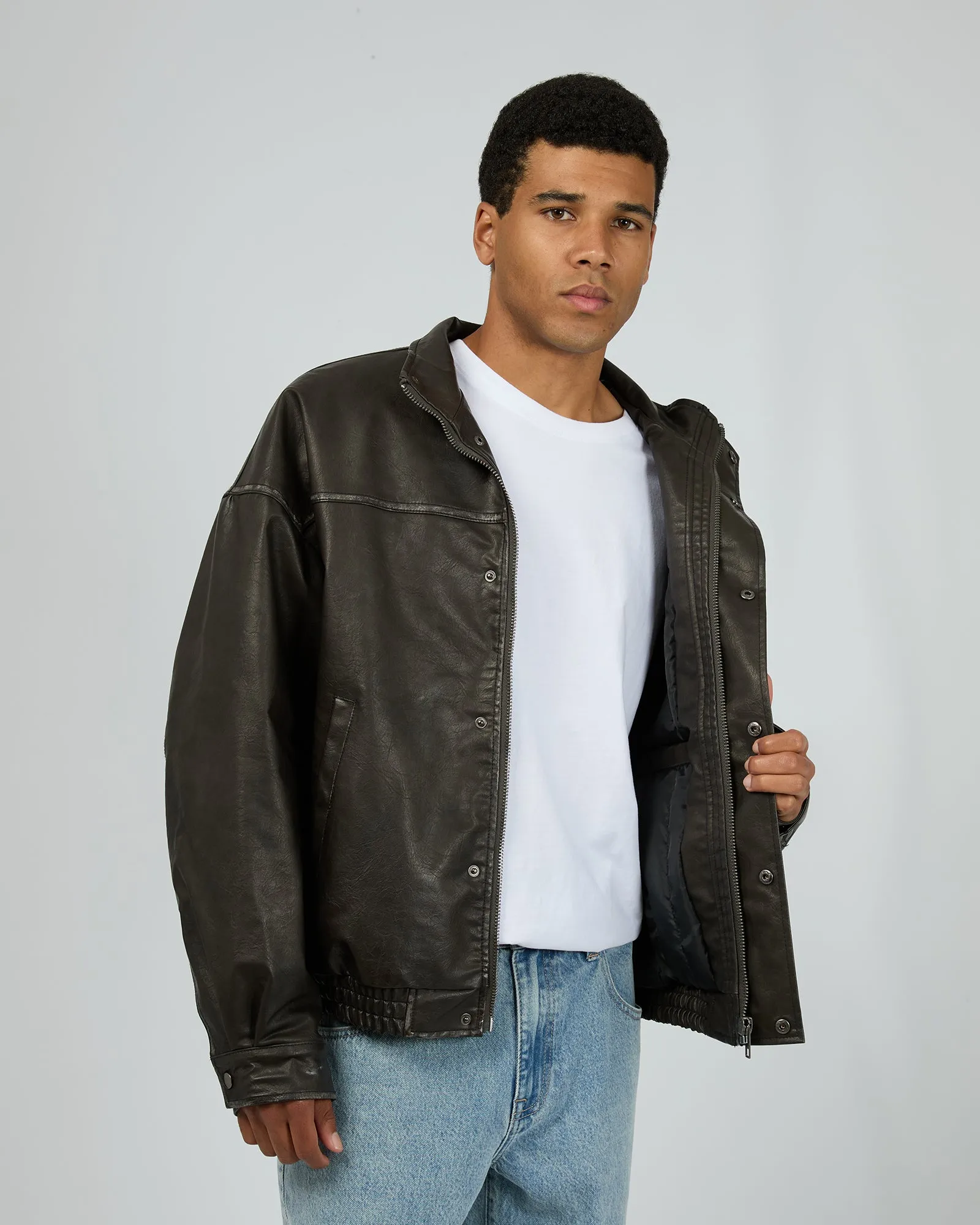 Harley Pu Jacket Black sold by edge clothing product image thumbnail 4