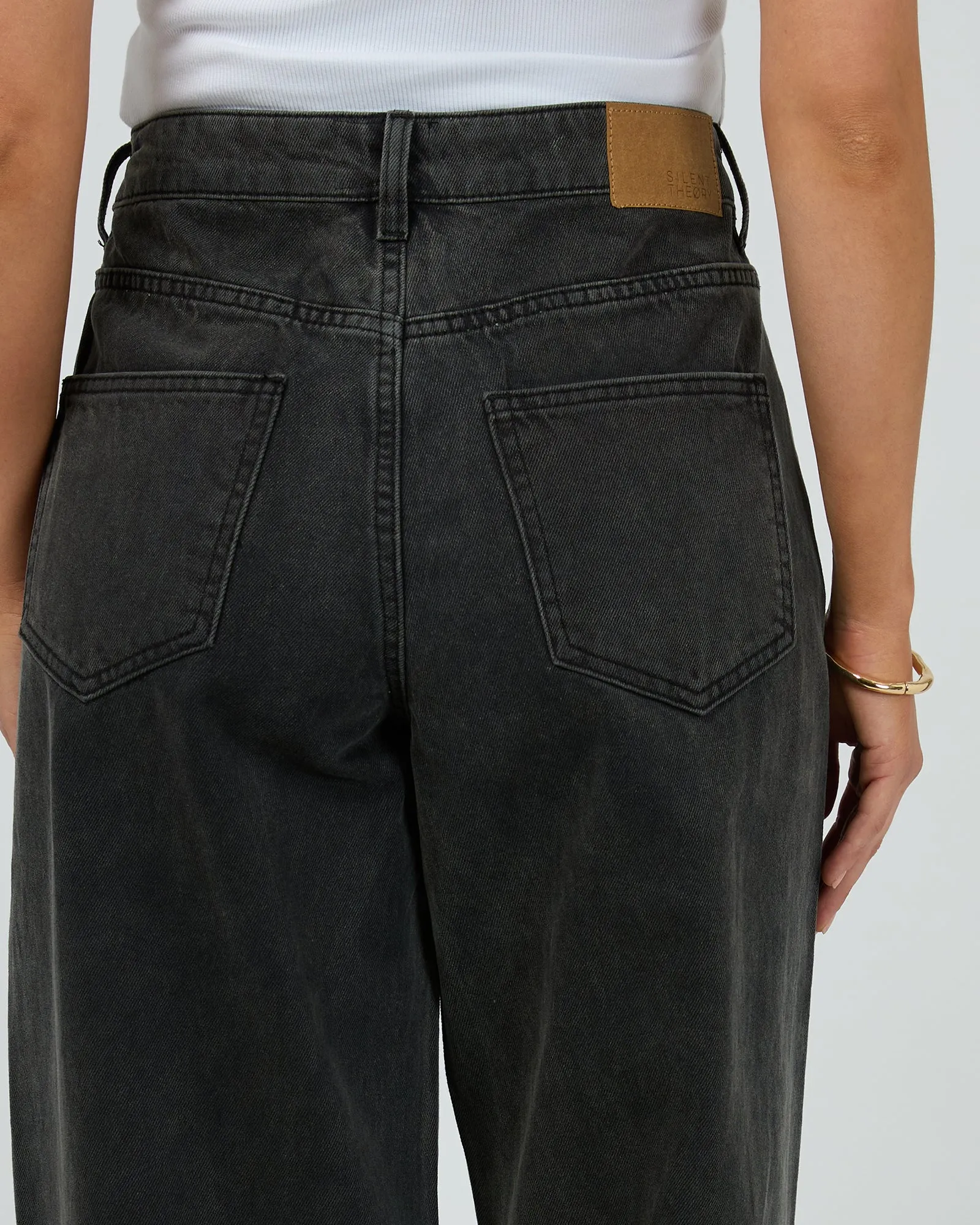 Jade Baggy Jean Washed Black sold by edge clothing product image thumbnail 4