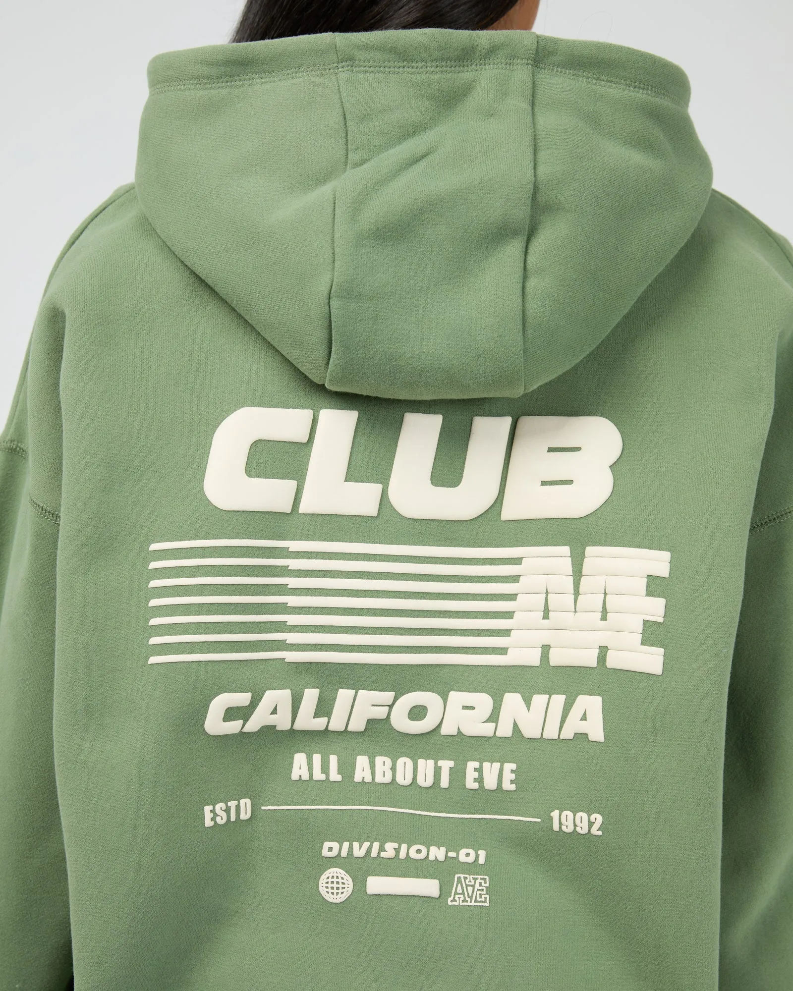 Club Relaxed Hoodie Khaki sold by edge clothing product image thumbnail 5