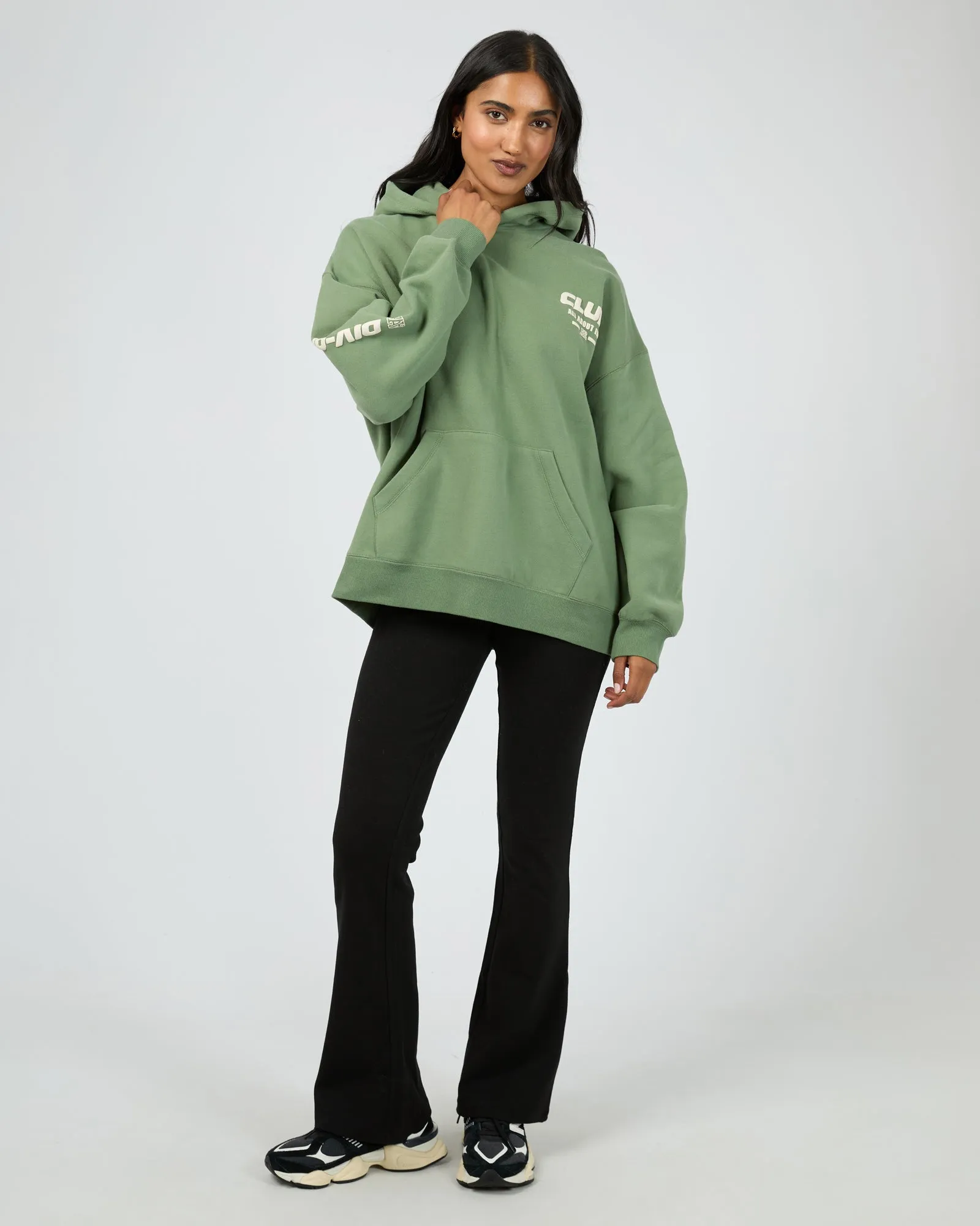 Club Relaxed Hoodie Khaki sold by edge clothing product image thumbnail 2