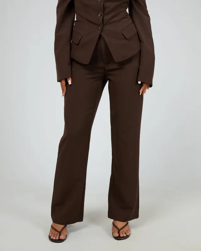 Margot Pant Brown sold by edge clothing