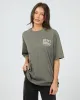 Authentic Tee Charcoal sold by edge clothing