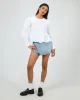 Bonnie Shirt White sold by edge clothing