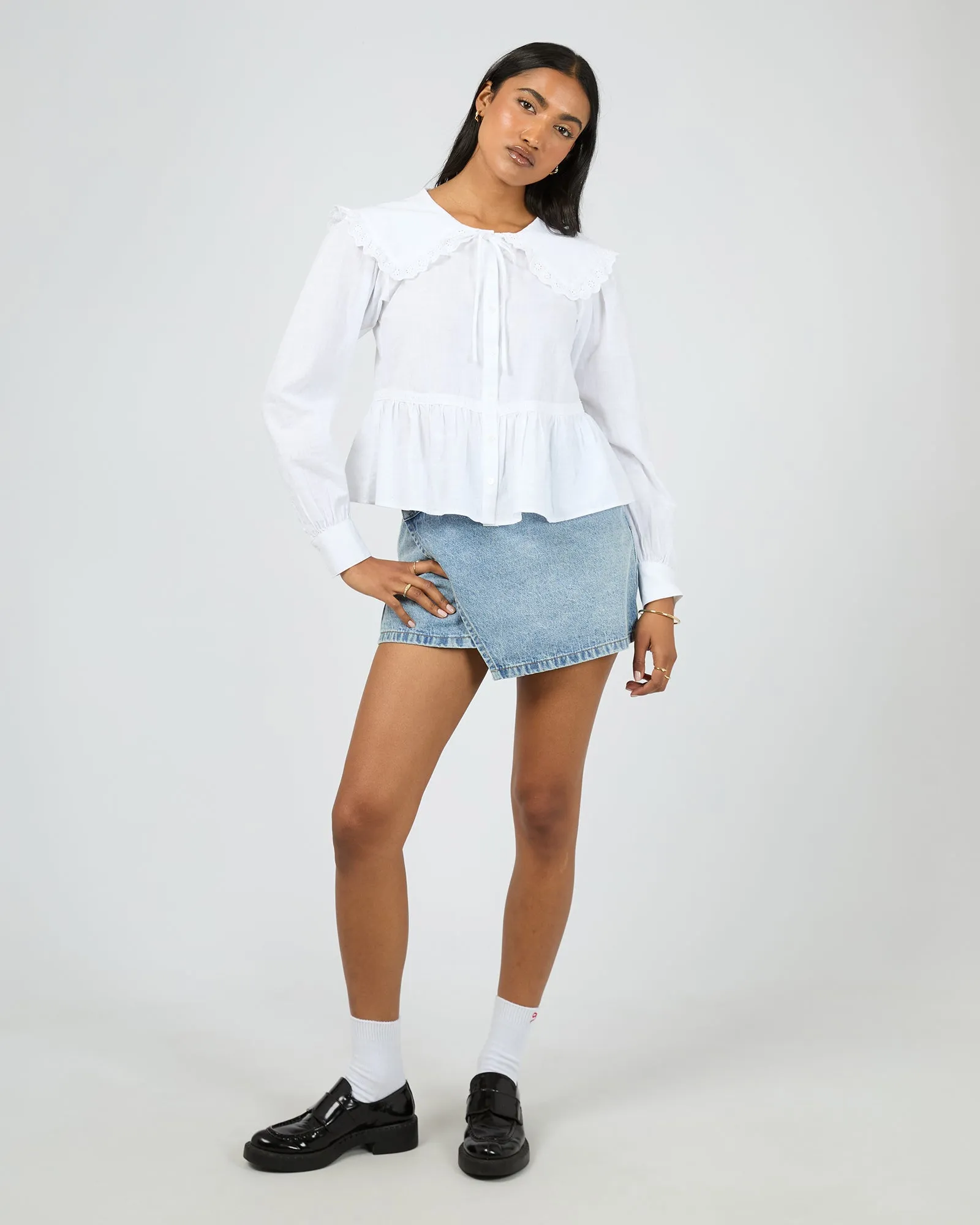 Bonnie Shirt White sold by edge clothing product image thumbnail 2