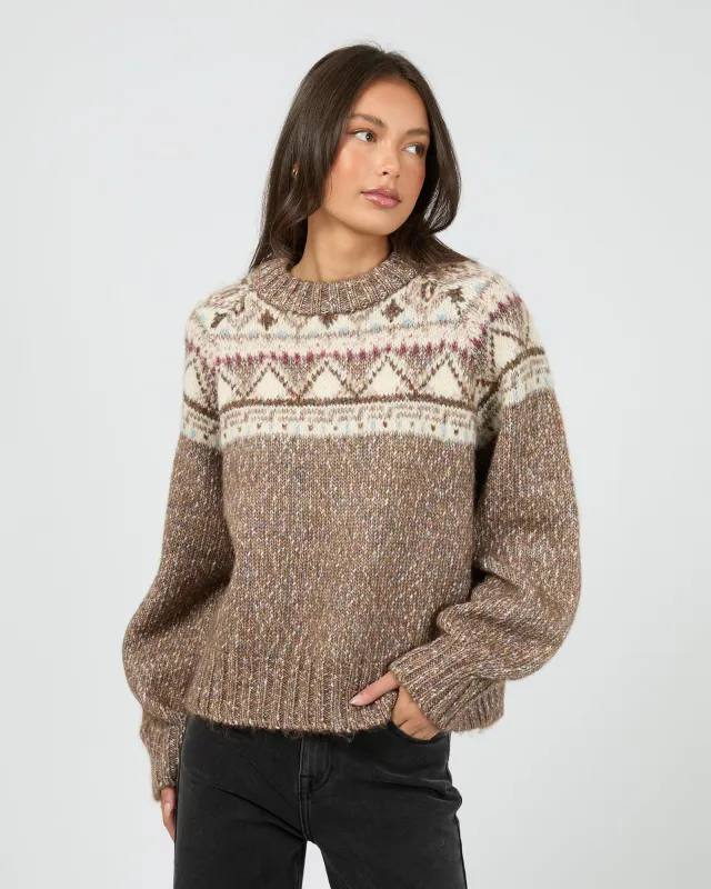 Aspen Knit Oatmeal sold by edge clothing