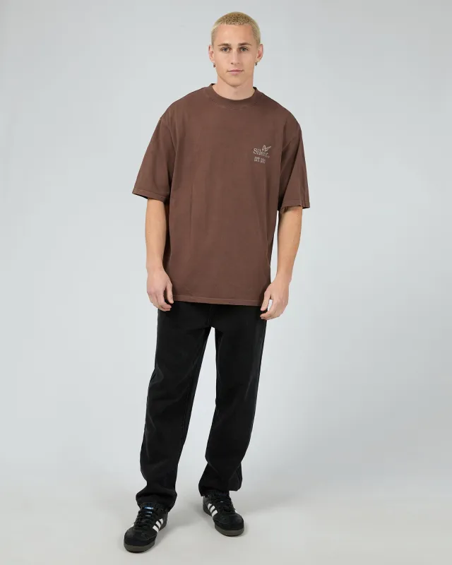 Insomnia Tee Chocolate sold by edge clothing