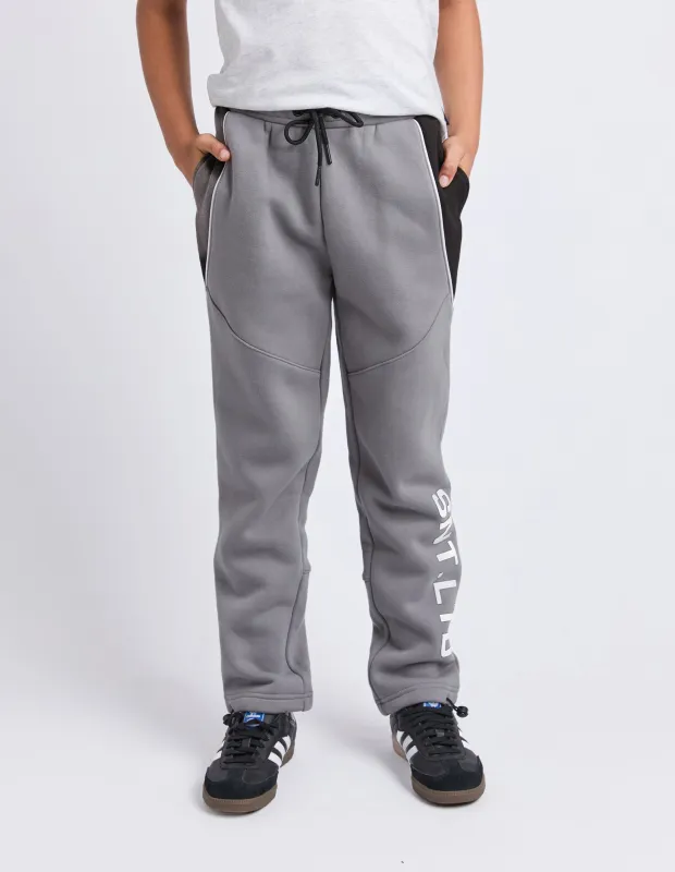 Teen Pitch Trackpant Charcoal sold by edge clothing