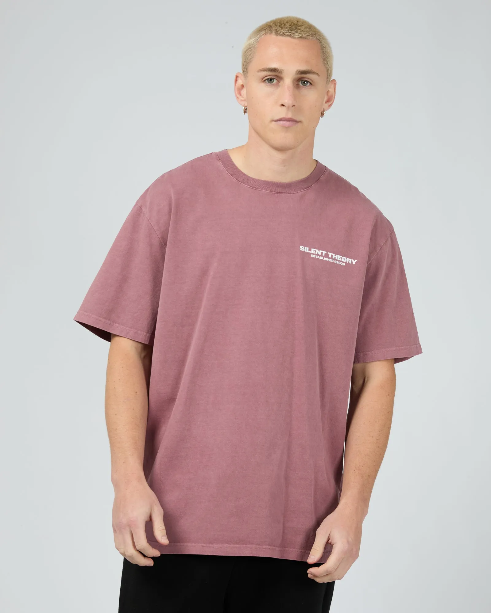 Essential Theory Tee Plum sold by edge clothing product image thumbnail 3
